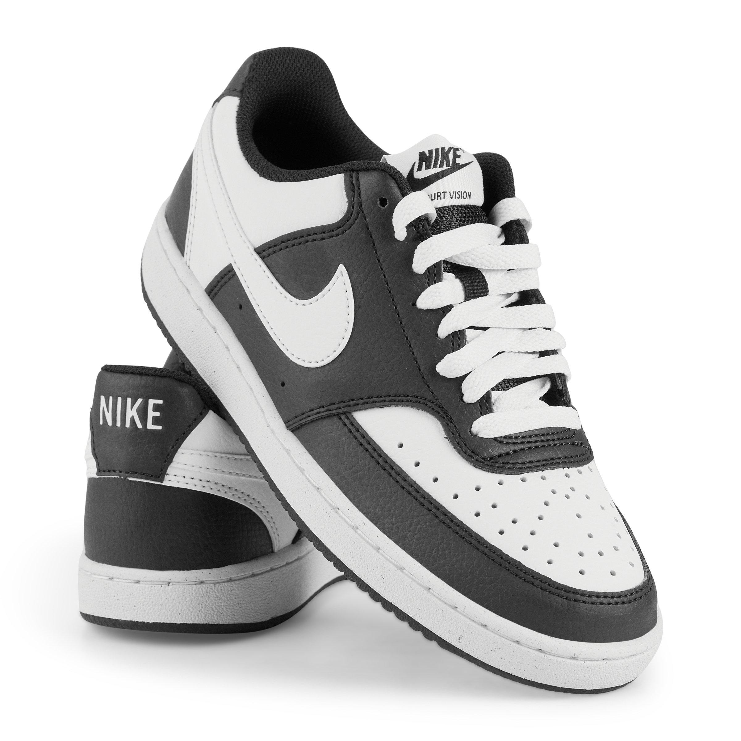 NIKE スニーカー Black and White Court Vision Low Sneakers (3228850) | Nike