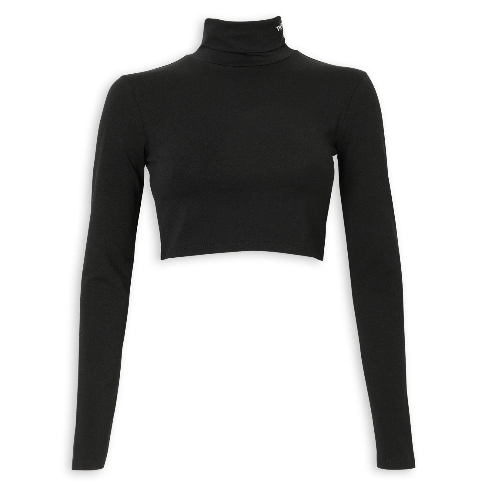 Black Zumu Long-Sleeves Slim T-Shirt (3228978) | The North Face