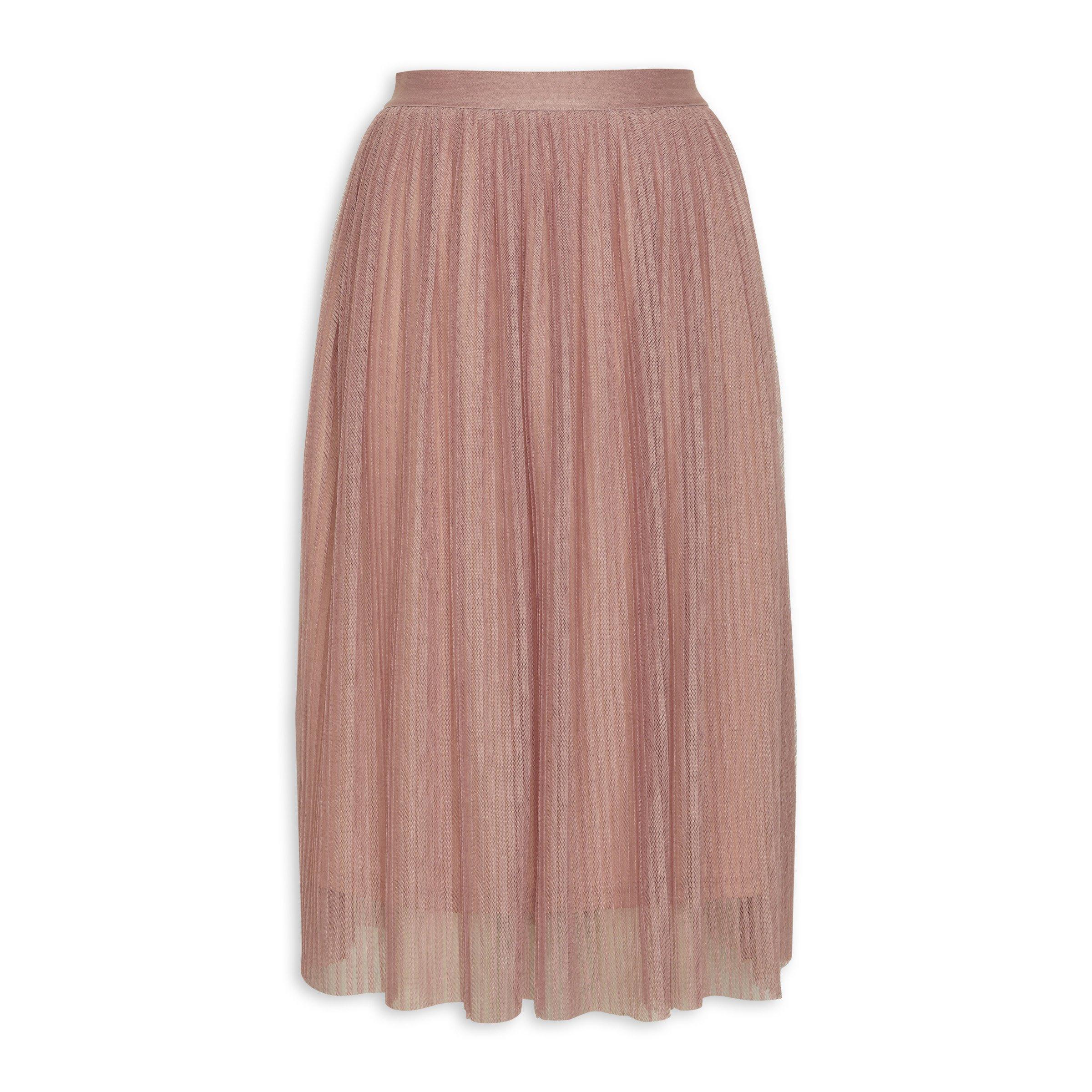 Dusty Pink A-line Skirt (3229028) | Identity