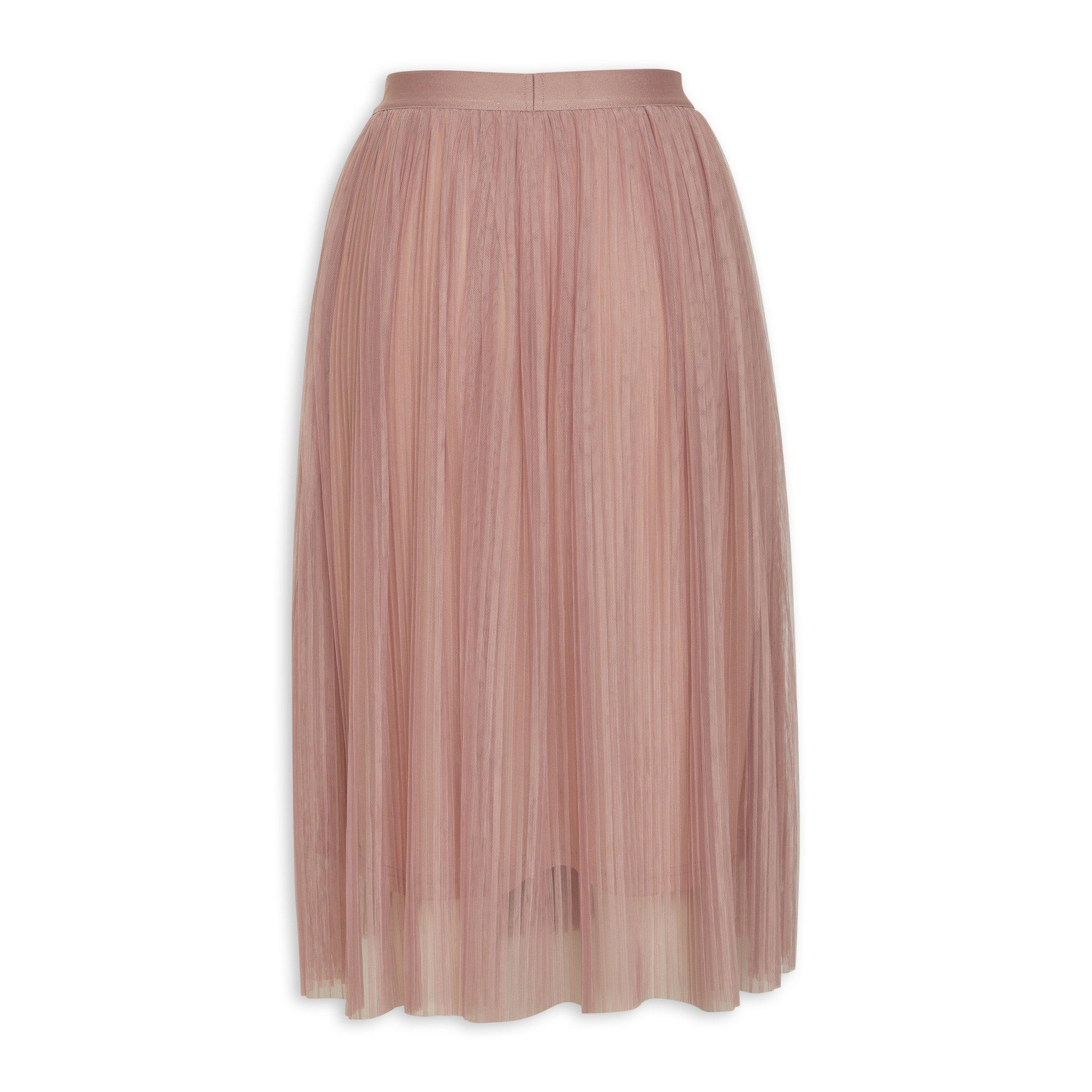 Dusty Pink A-line Skirt (3229028) | Identity