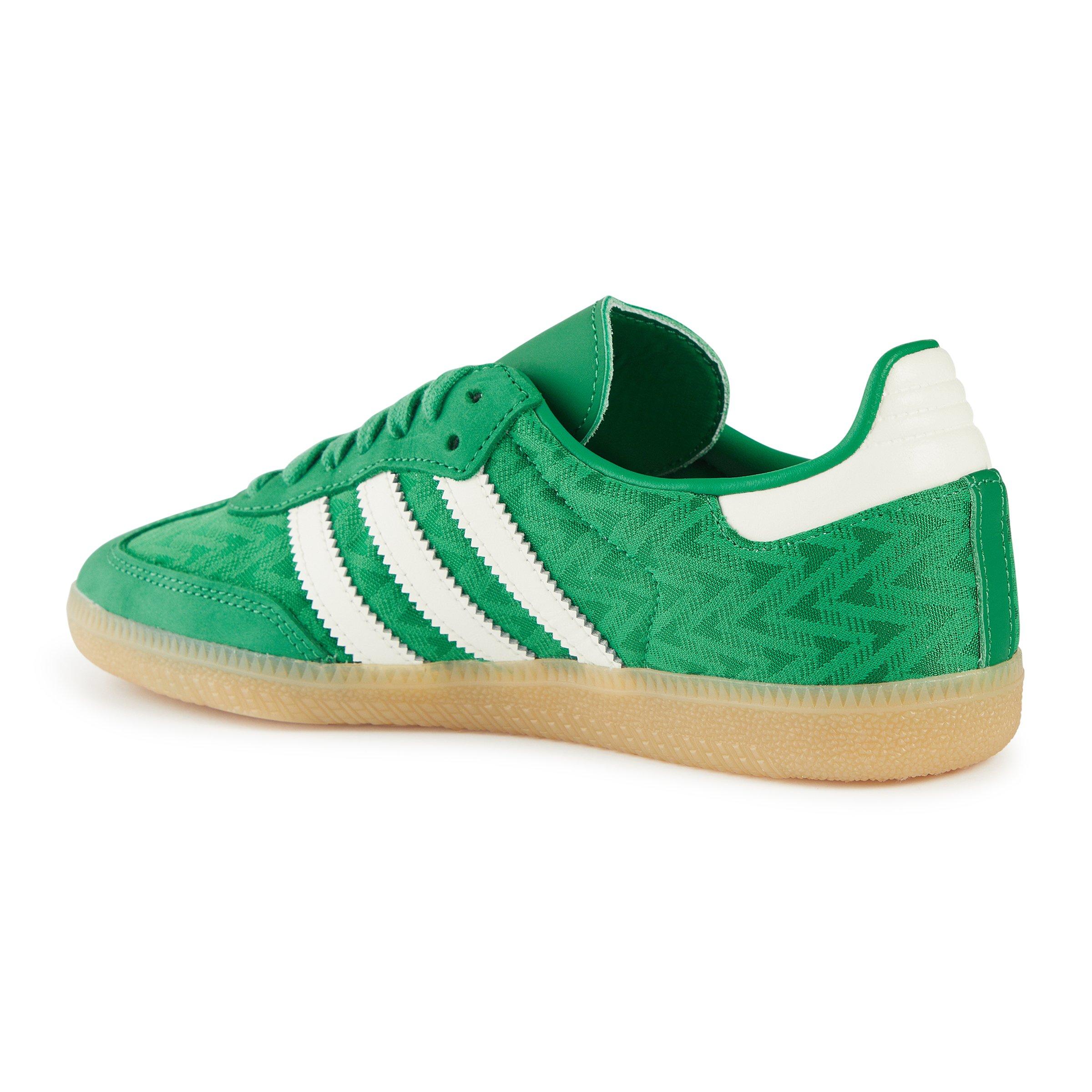 adidas gazelle silver green womens Adidas Women's Samba OG Kelly Green