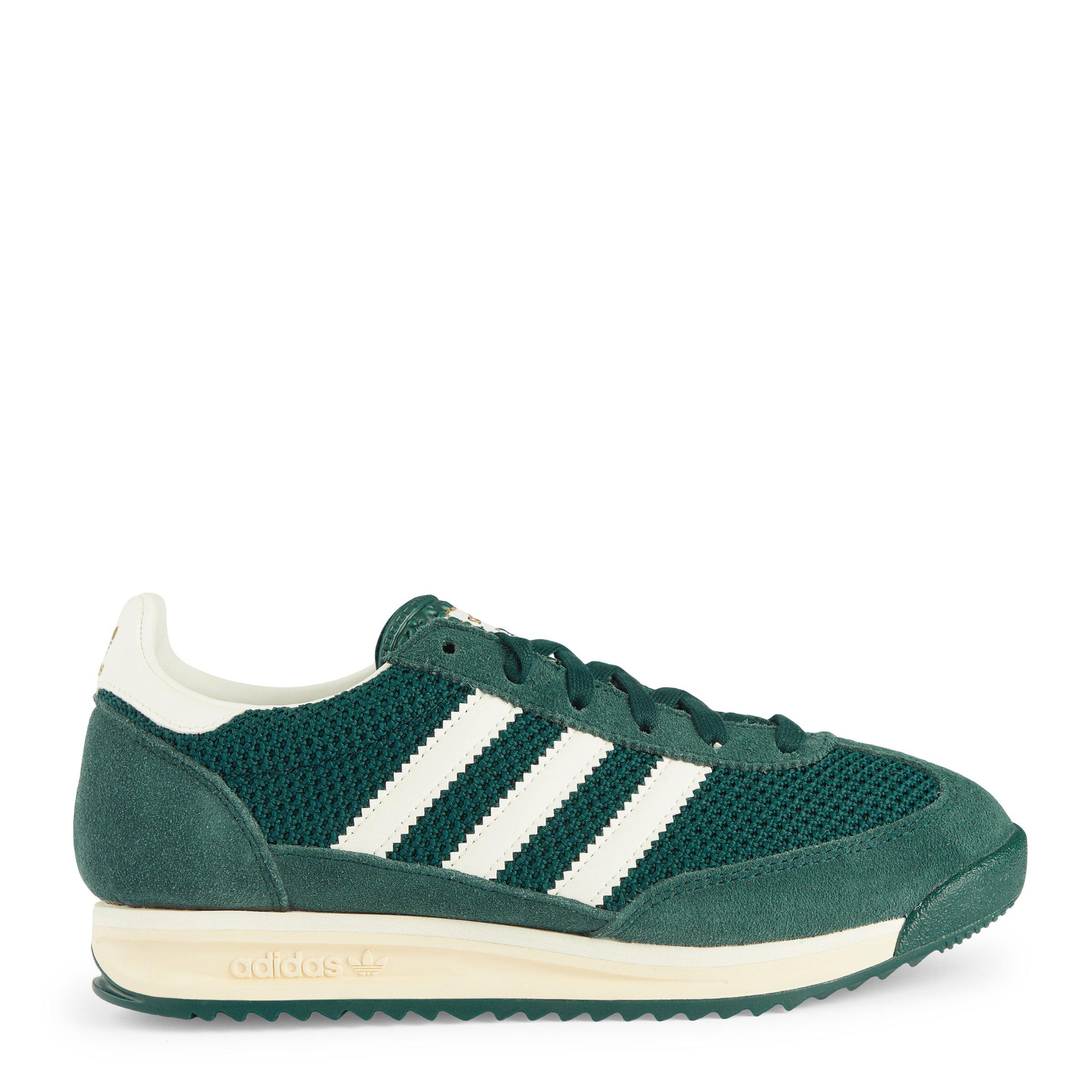 Green and White SL 72 RS Sneakers (3229285) | Adidas