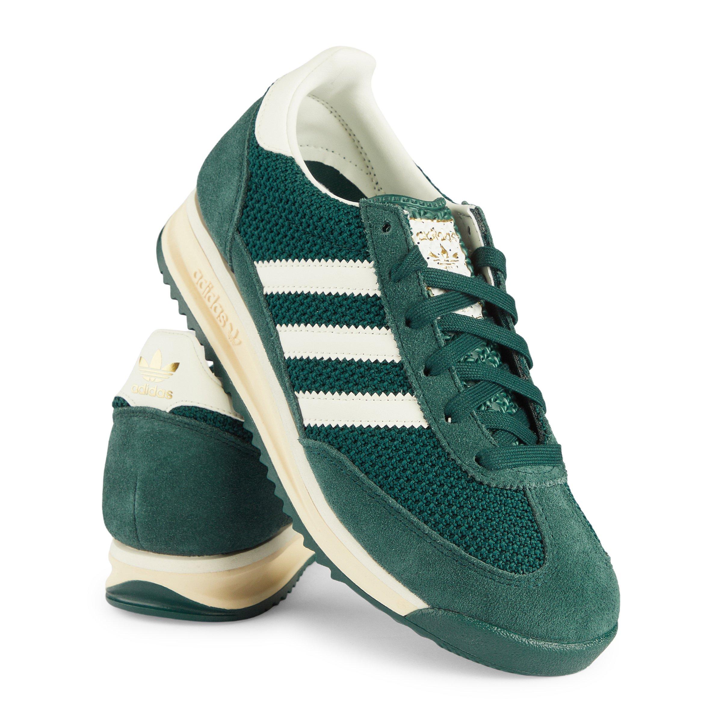 Green and White SL 72 RS Sneakers (3229285) | Adidas