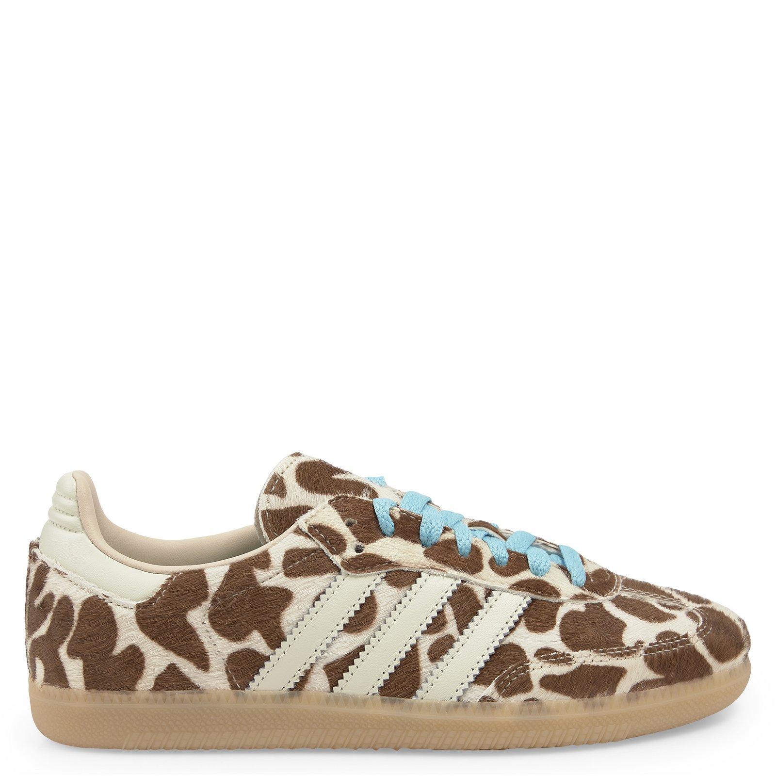 adidas gazelle silver green womens Adidas Women's Samba OG Giraffe/Crystal Linen/Ivory/Gum  Tip Top Shoes of  New York