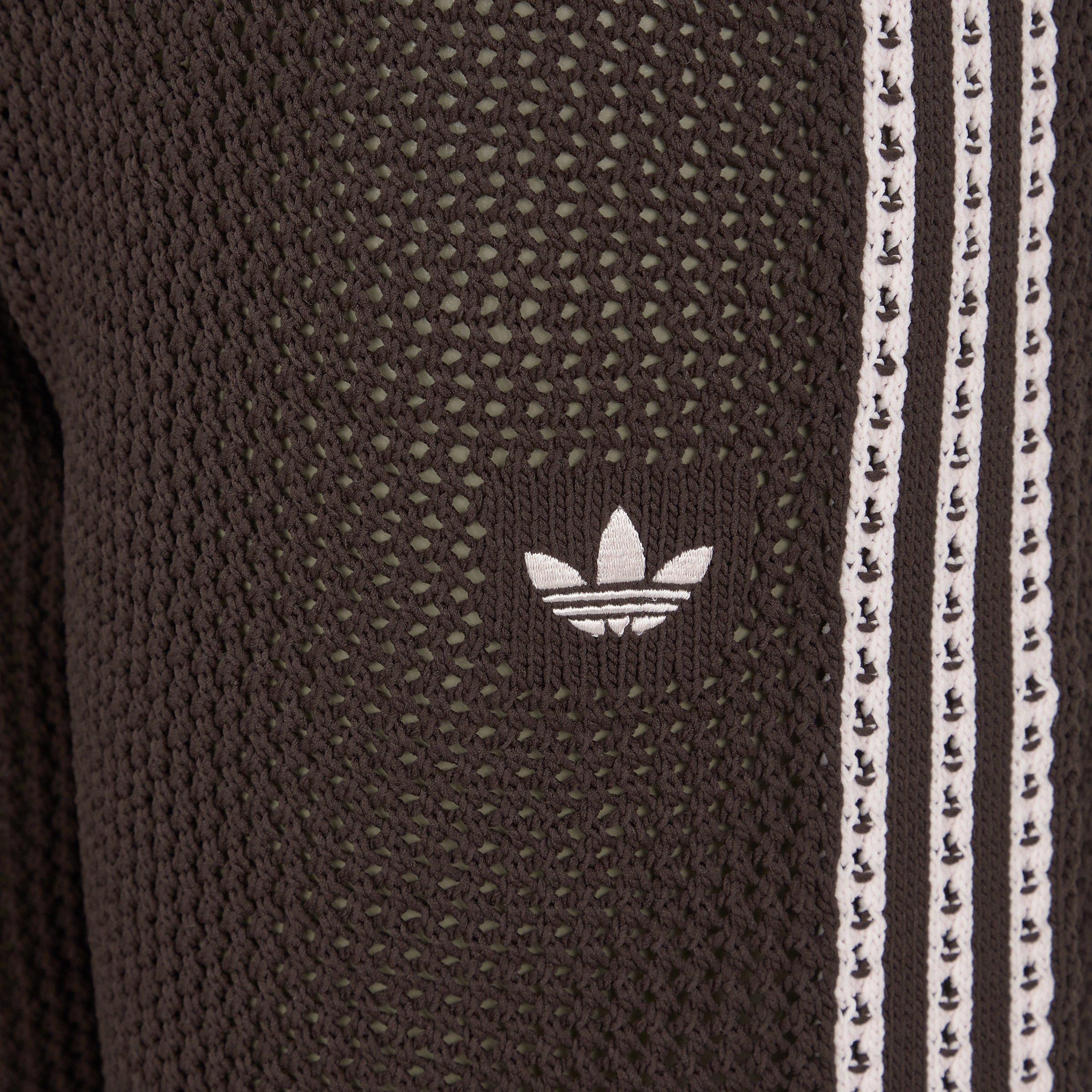 Brown Knitted Crochet Firebird Trackpants (3229463) | Adidas
