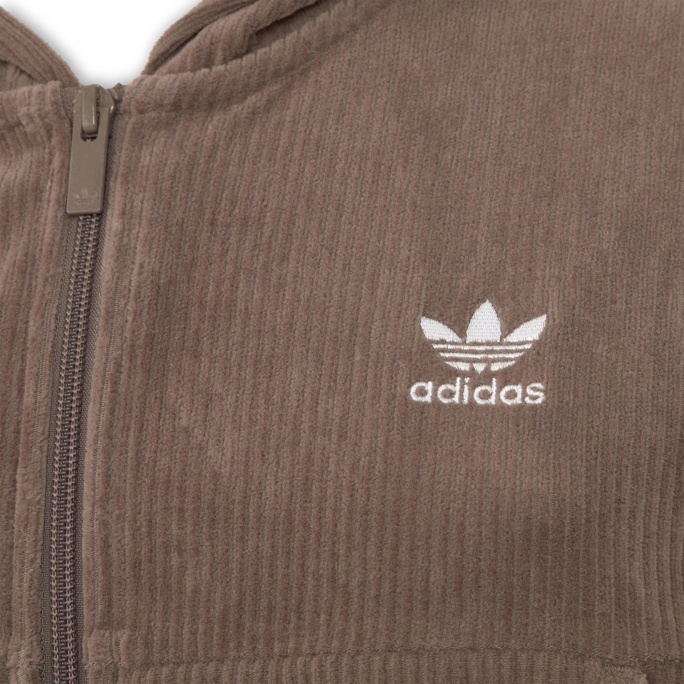 Brown Essentials Chenile Track Top (3229466) | Adidas