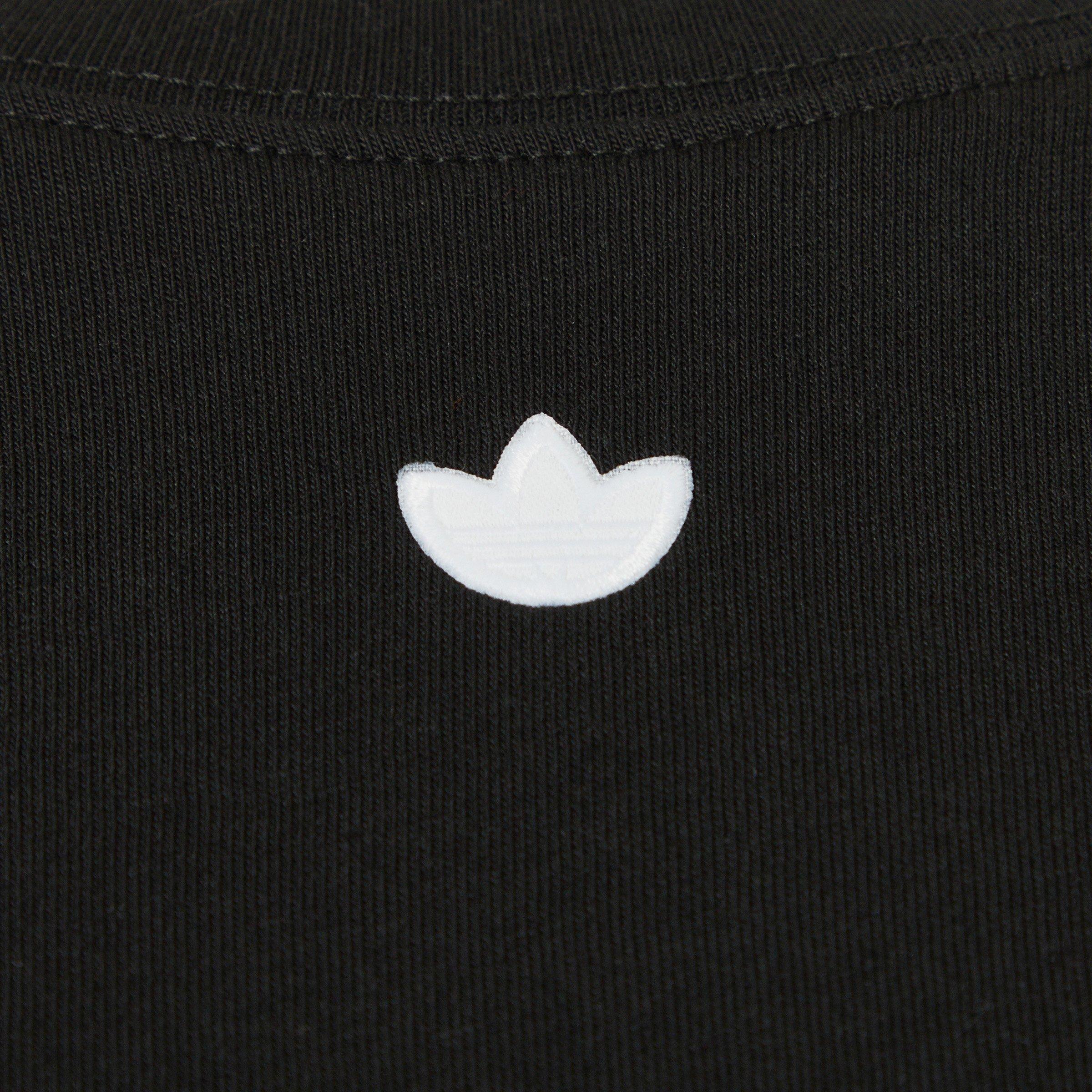 Black White Essentials Crop Tshirt (3229474) | Adidas