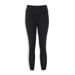 Black 3-Stripes Leggings (3229516) | Adidas