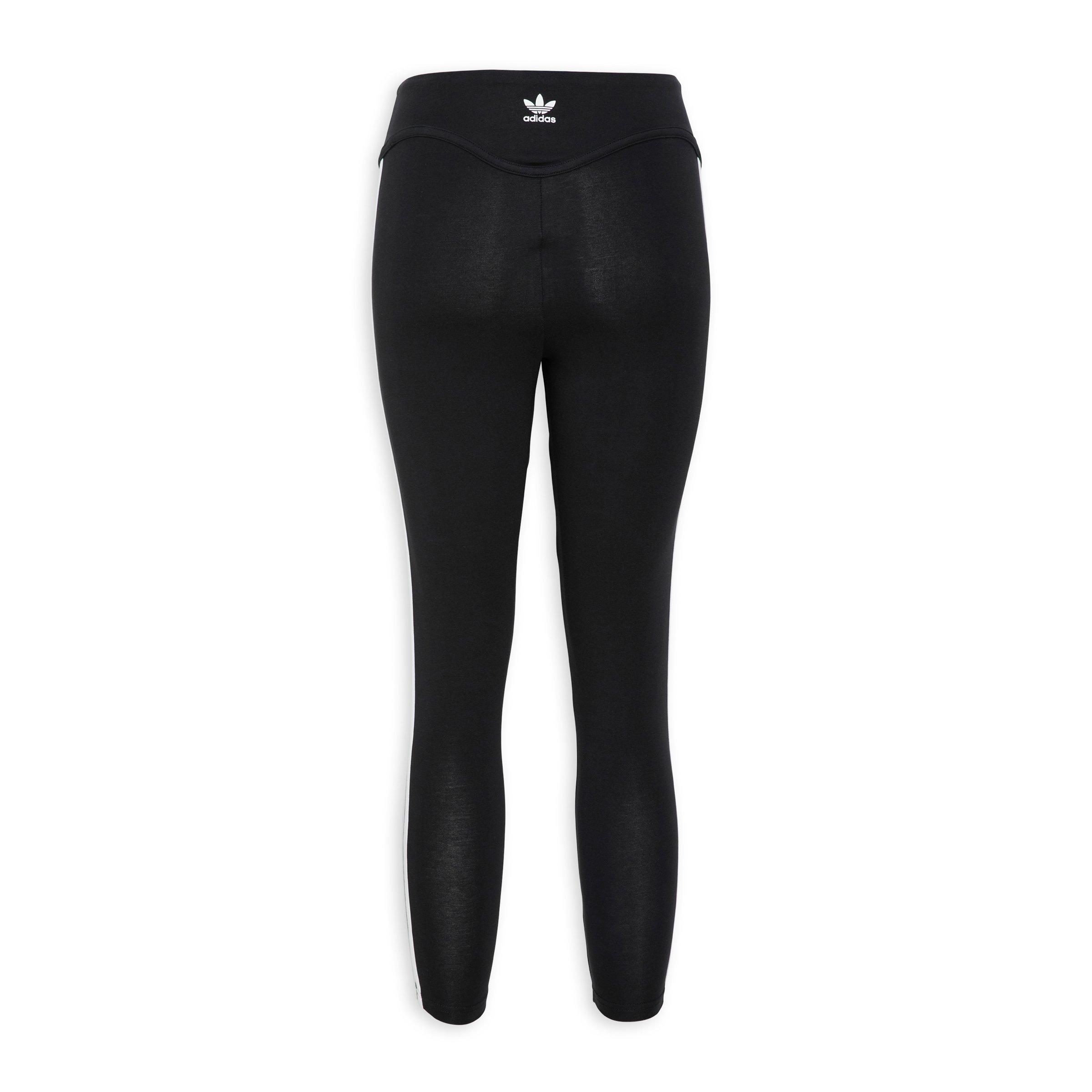 Black 3-Stripes Leggings (3229516) | Adidas