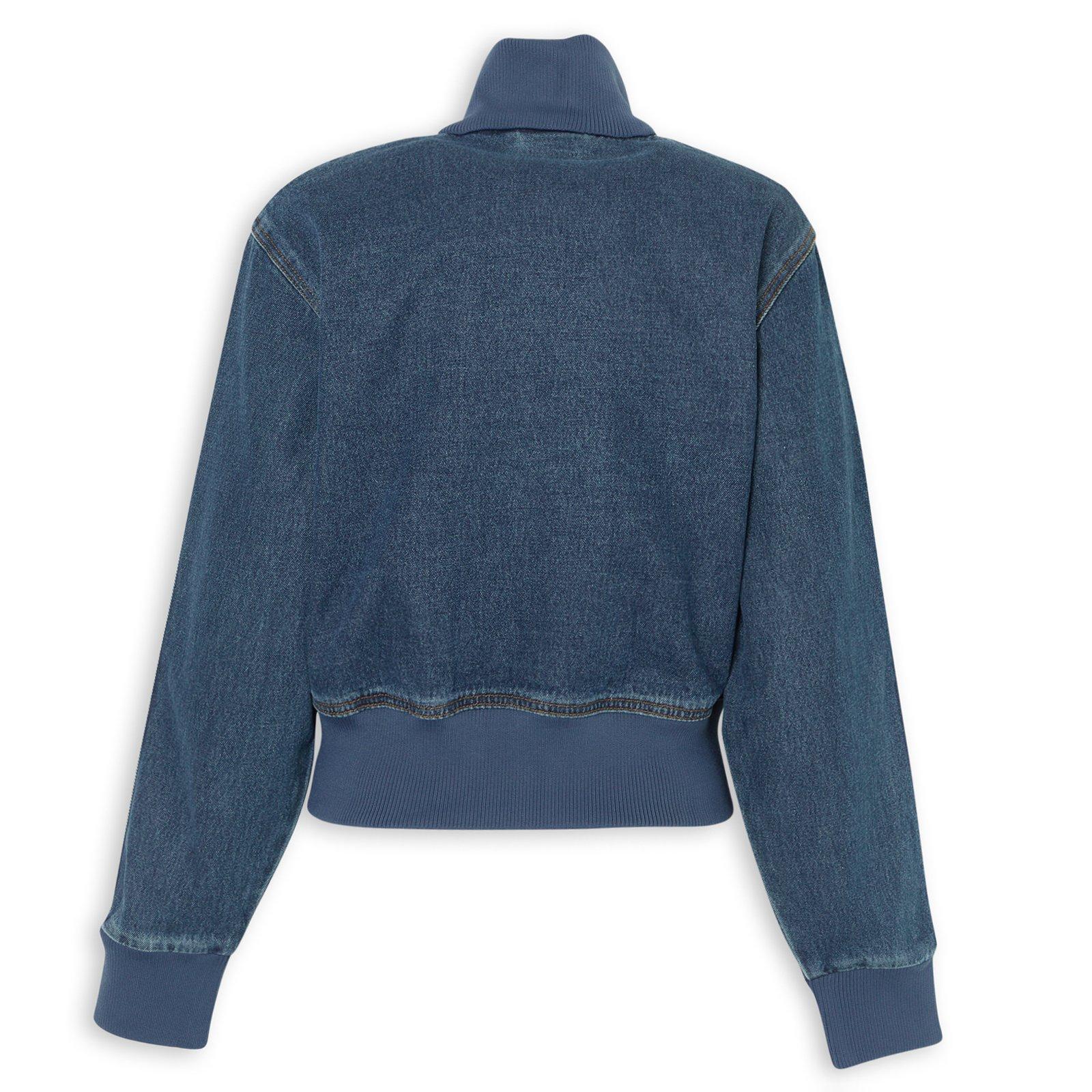Denim Firebird Track Top (3229561) | Adidas
