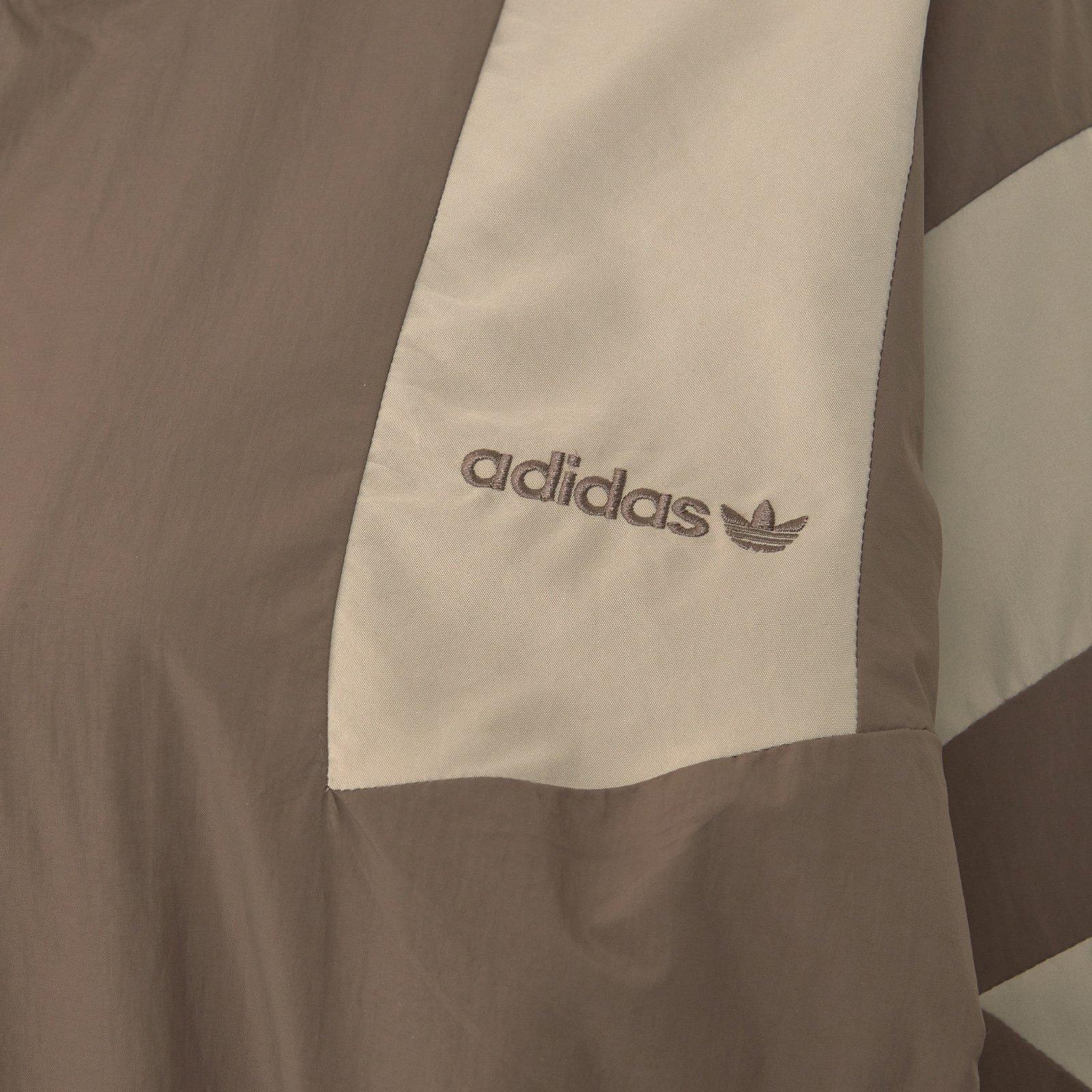 Brown Blocked Washed Zipped Track Top (3229570) | Adidas