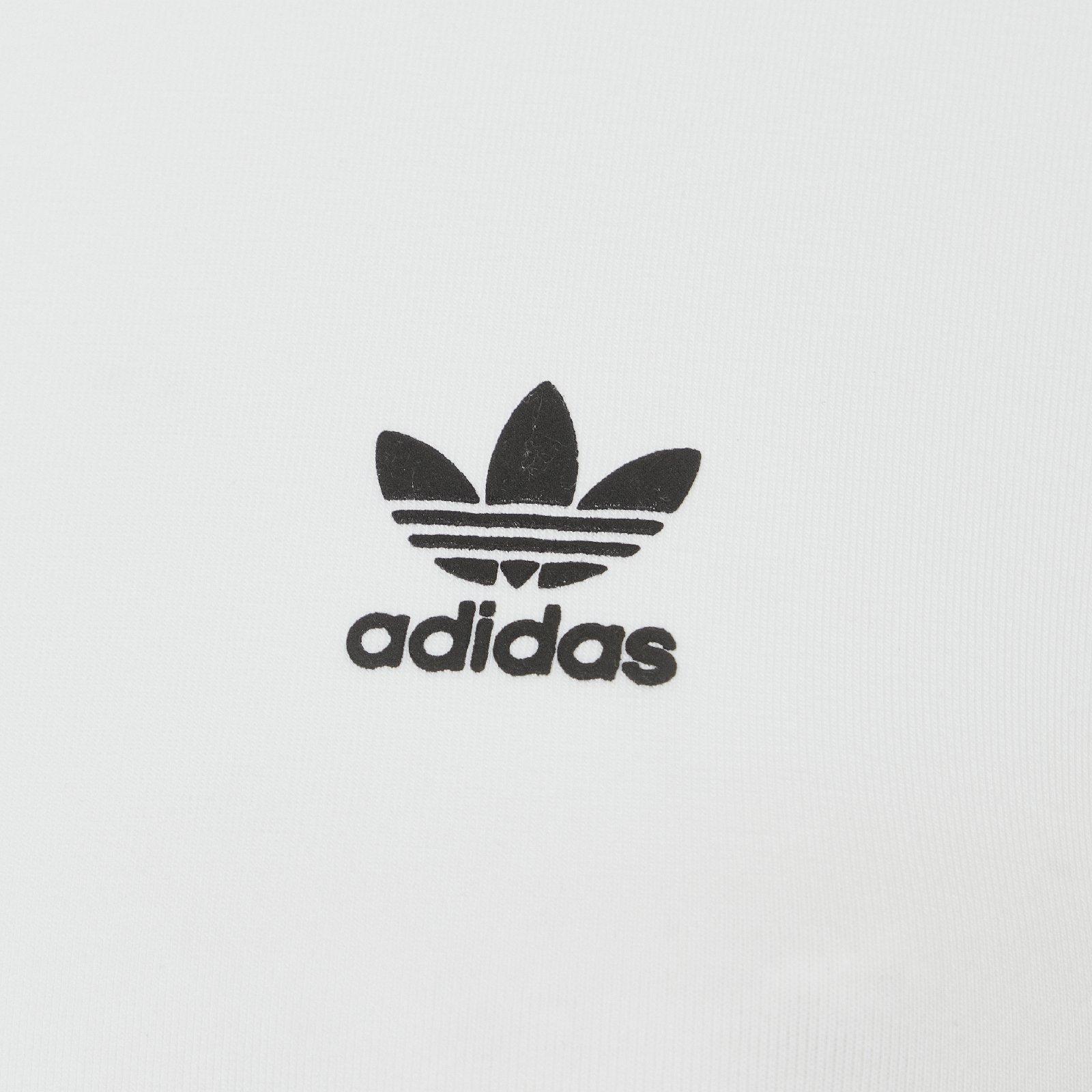 White -Stripes Turtleneck Long Sleeve T-Shirt (3229634) | Adidas