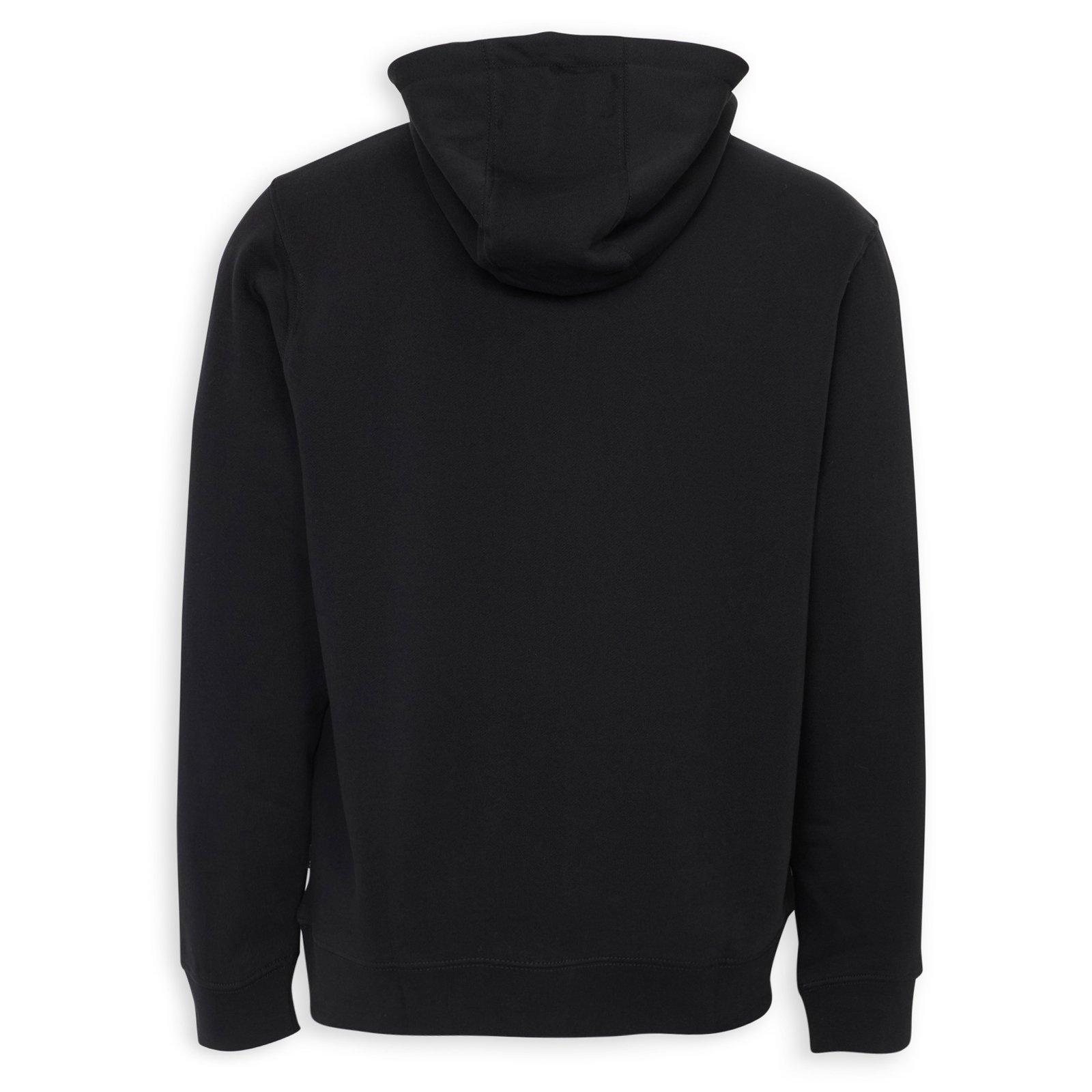 Black Left Chest Front Zip Pullover Hoodie (3229952) | Vans