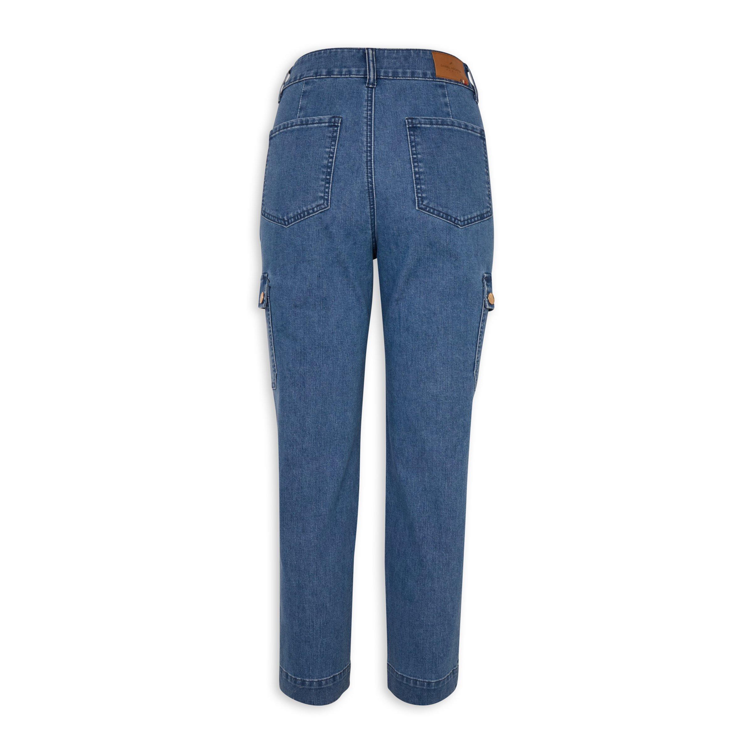 Mid Wash Denim Tapered Utility Jeans (3230030) | Daniel Hechter