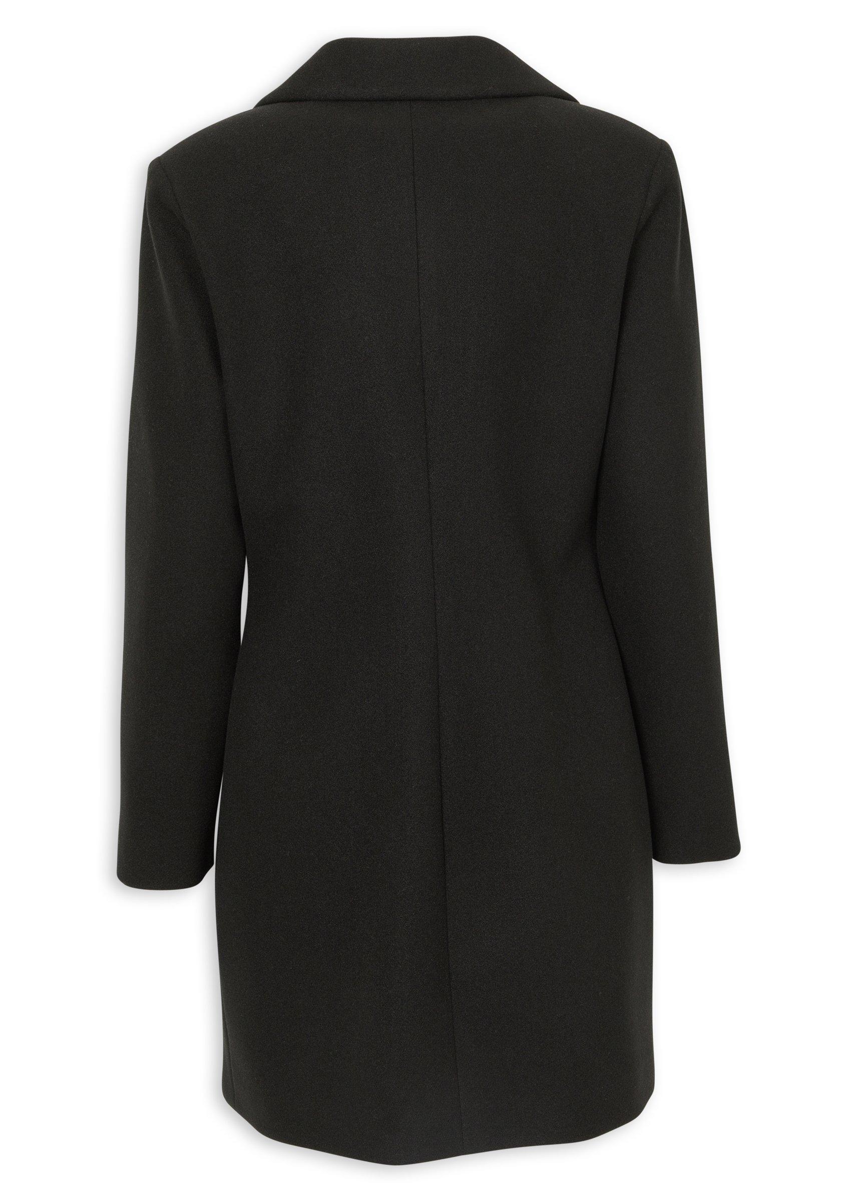 Black Melton Coat (3230119) | Inwear