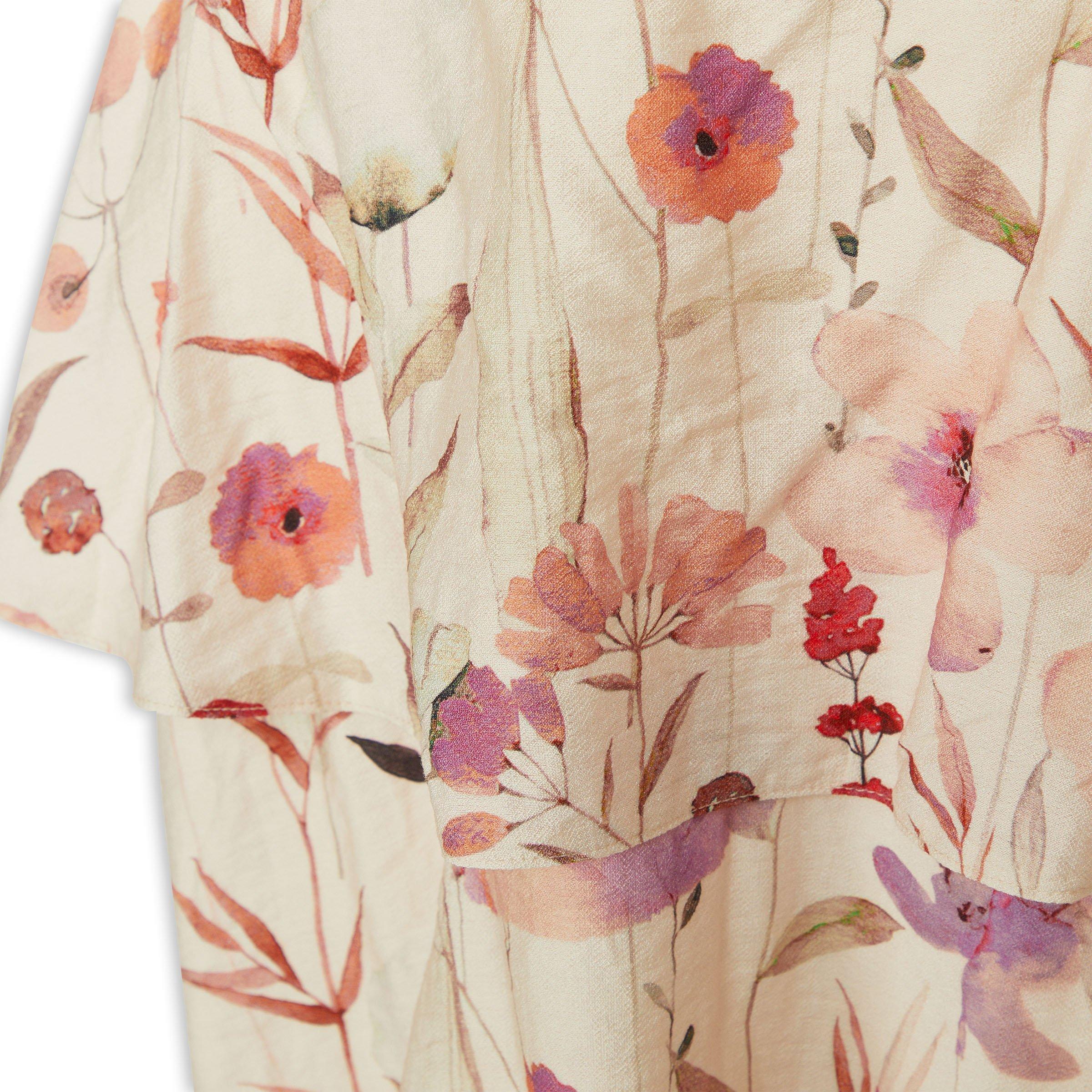 Faded Floral Midriff Maxi Dress (3230249) | X&O Ladies