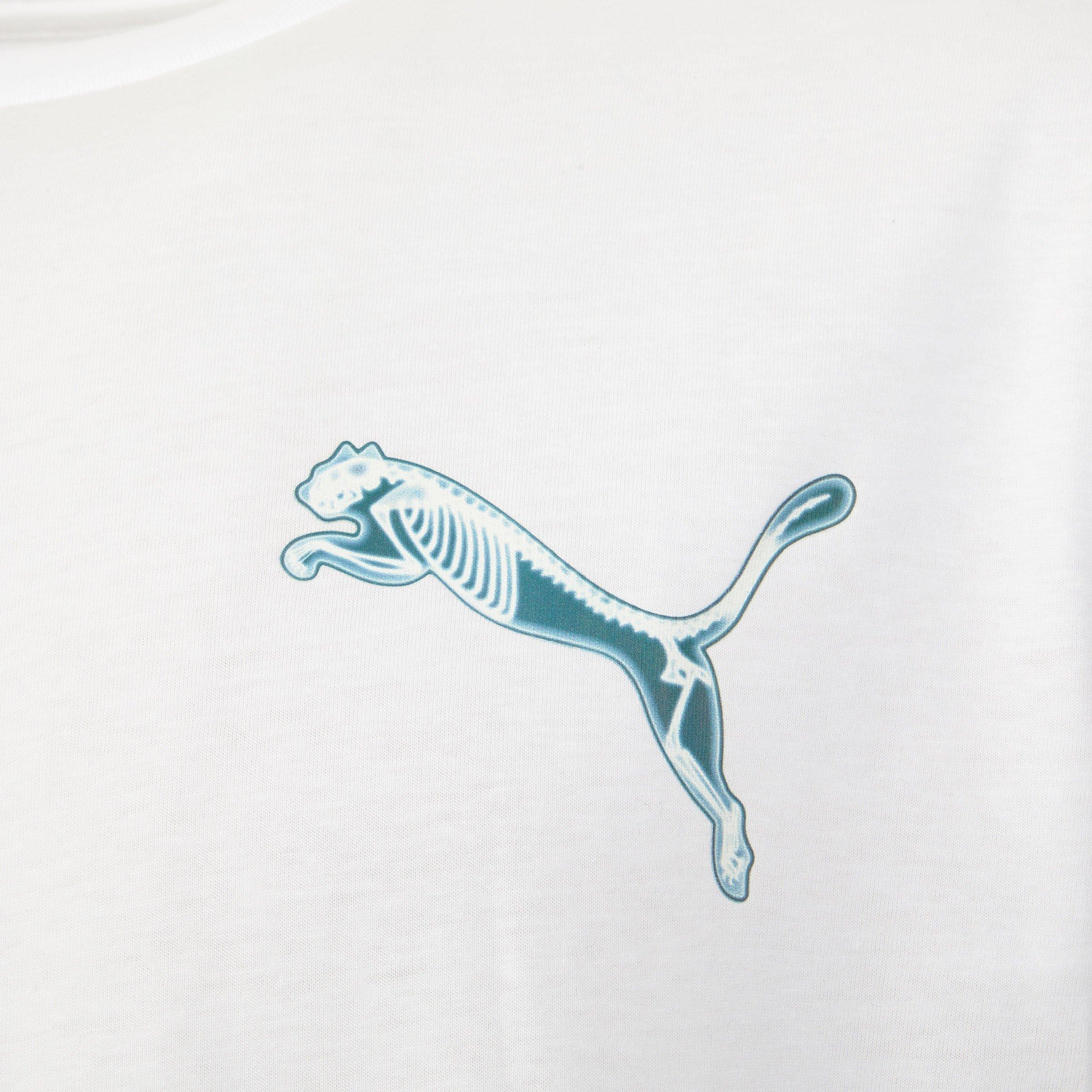 White Graphic X-Ray Relaxed Tshirt (3230418) | Puma