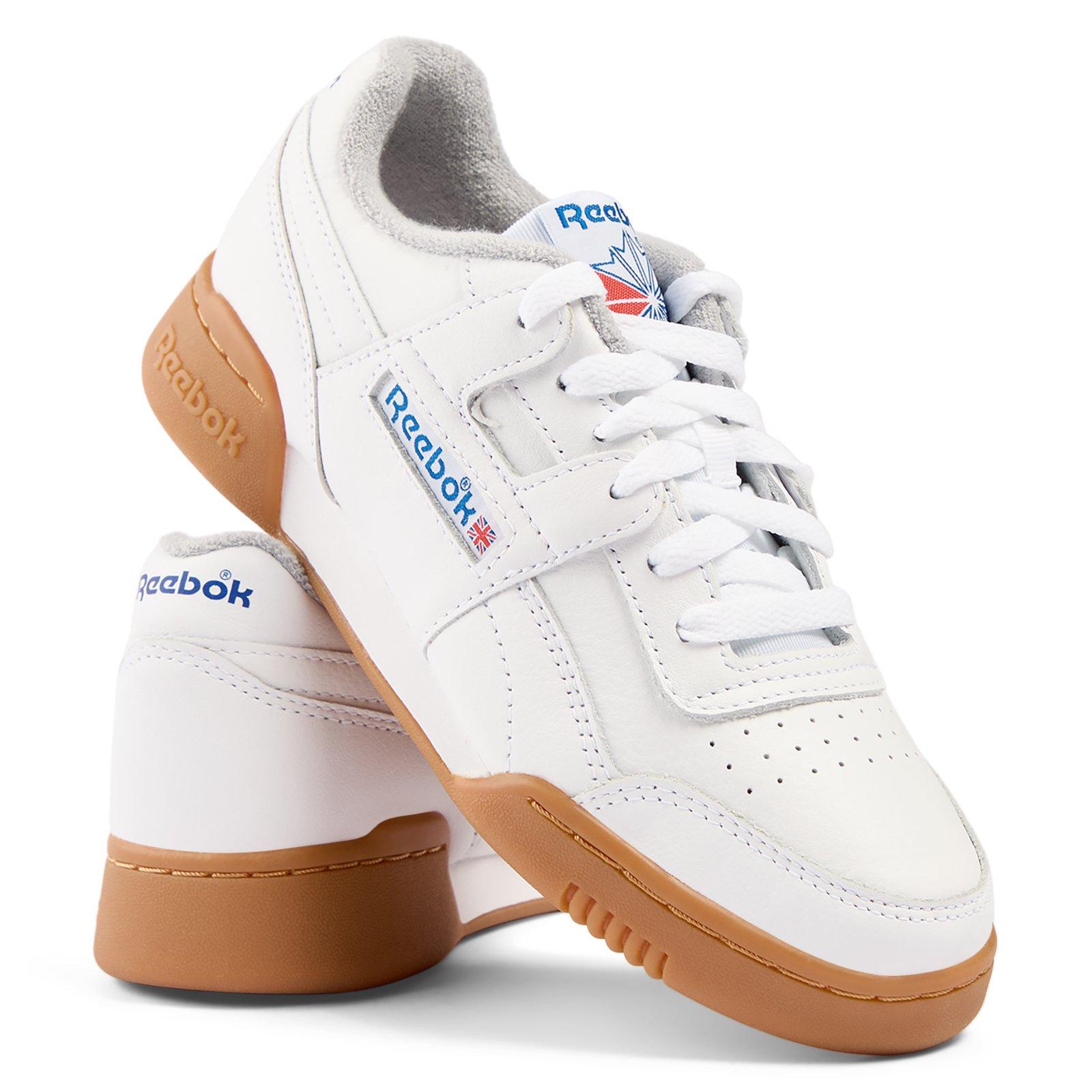MOMOLAND × Reebok White Workout Plus Sneakers (3230706) | Reebok