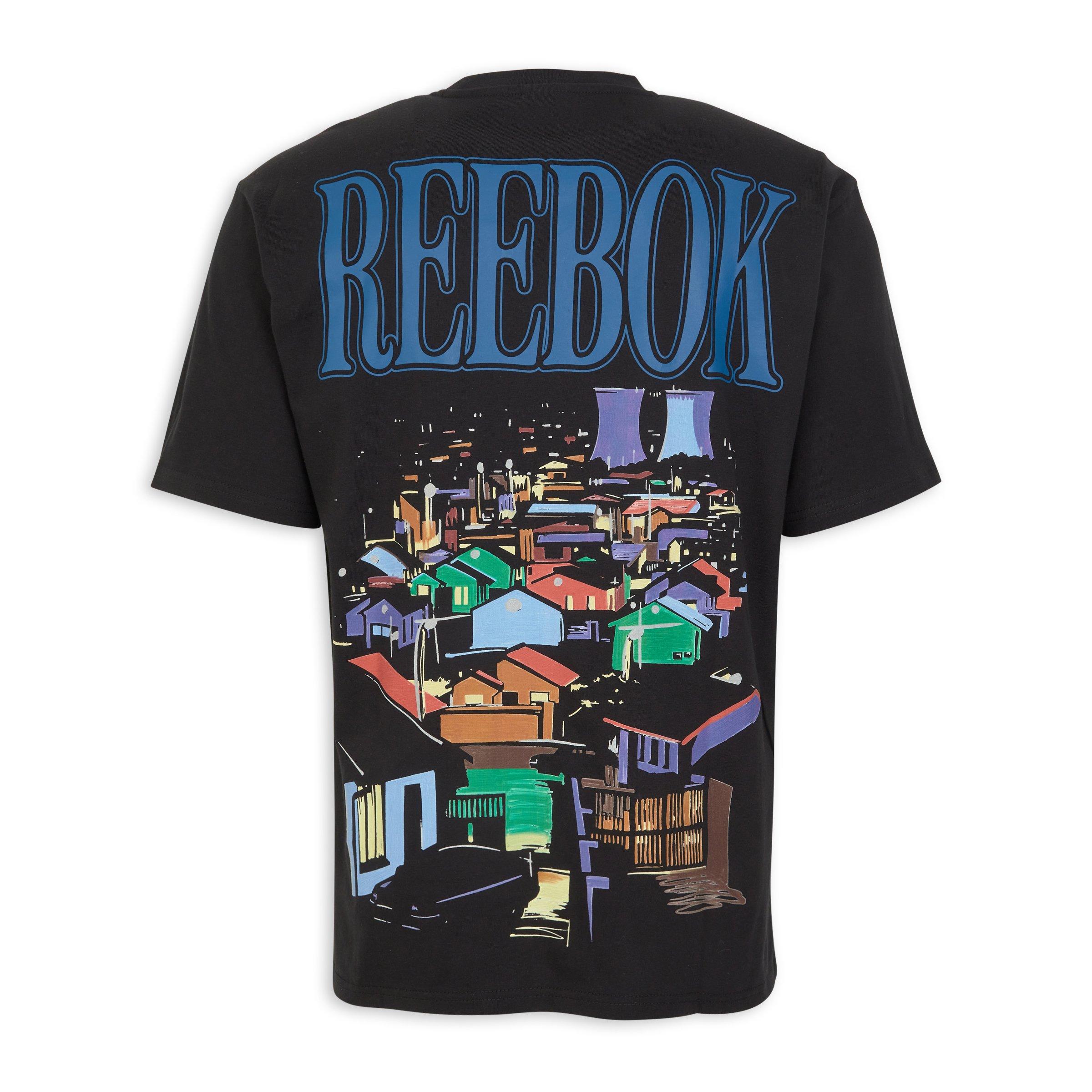 トップス REEBOK everyone CLASSIC BORDER TEE Black Soweto Tshirt (3230794) | Reebok