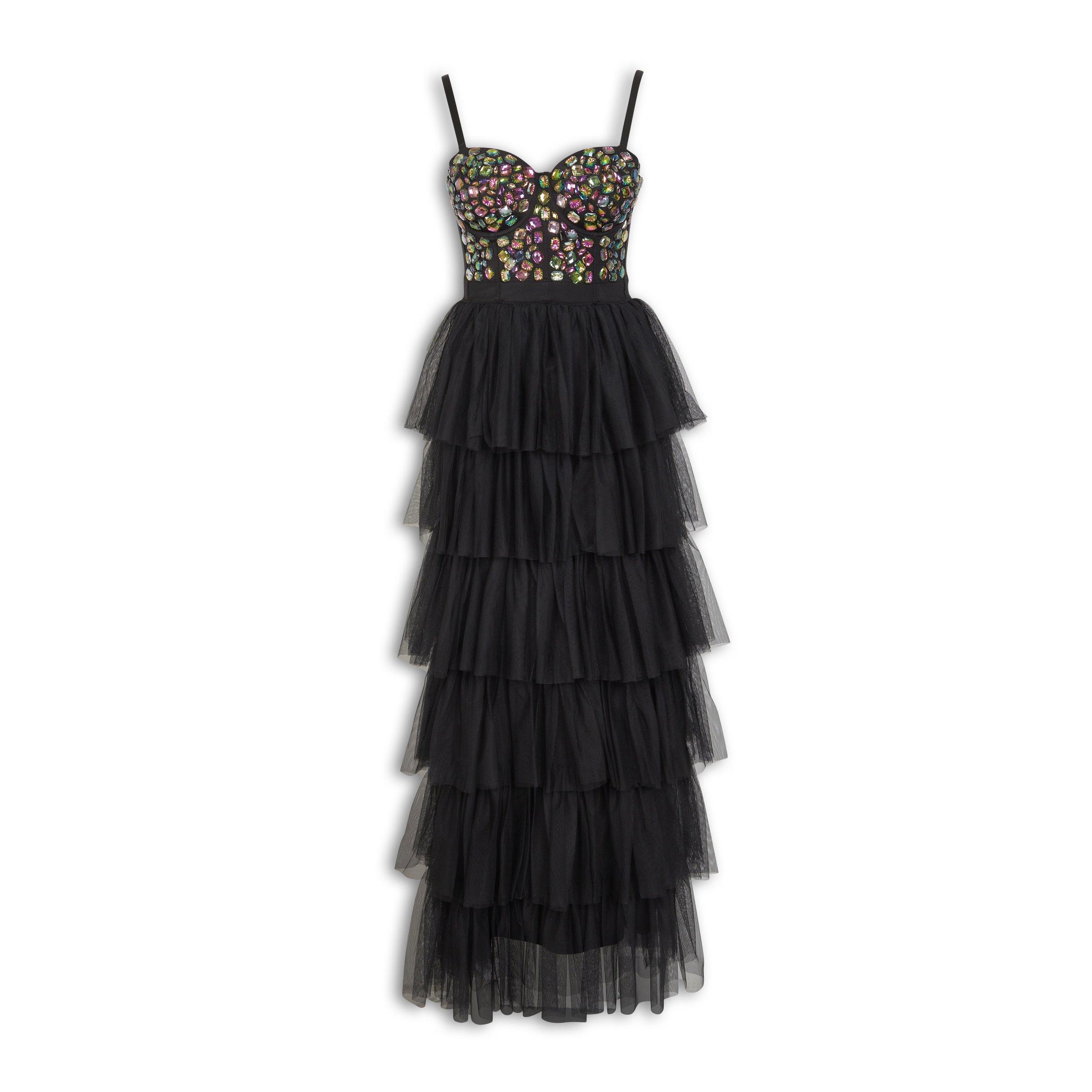 Purple & Black Jewel Prom Dress (3230850) | Kameo