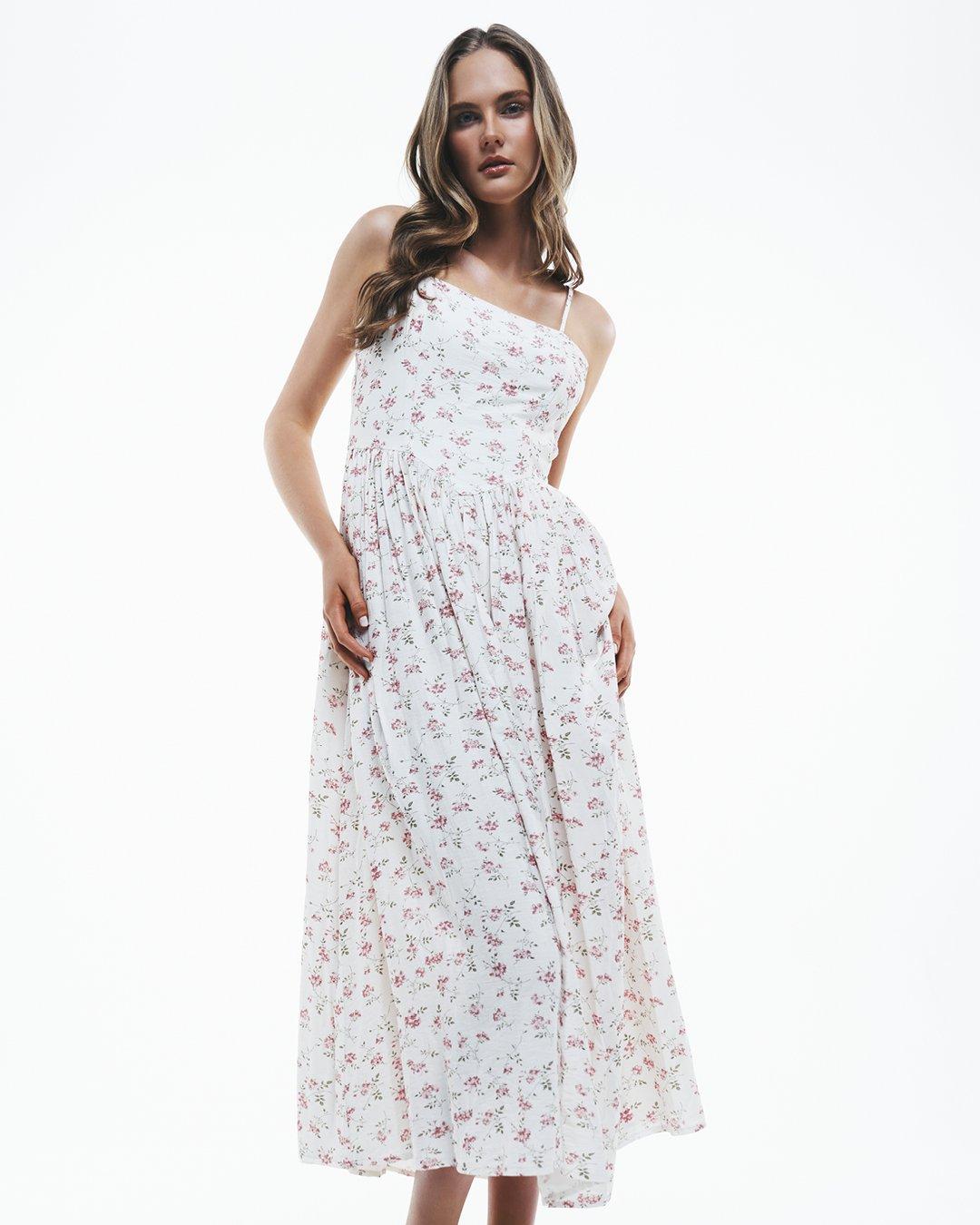 Pink Floral Midi Sundress (3231085) | Arlow