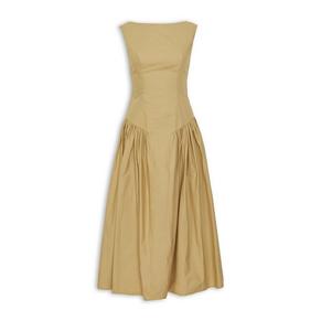 Camel Poplin Midi Dress (3231304) | X&O Ladies