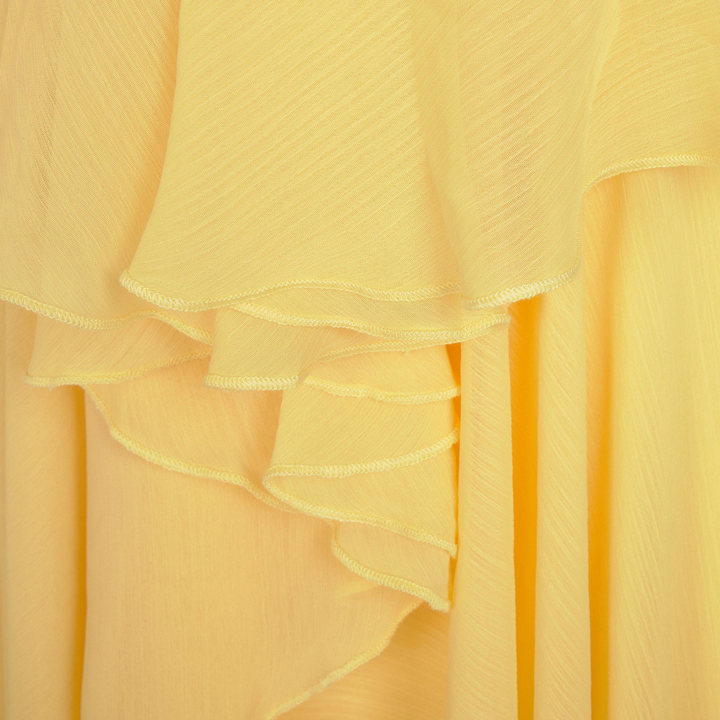 Yellow Chiffon Dress (3231308) | X&O Ladies