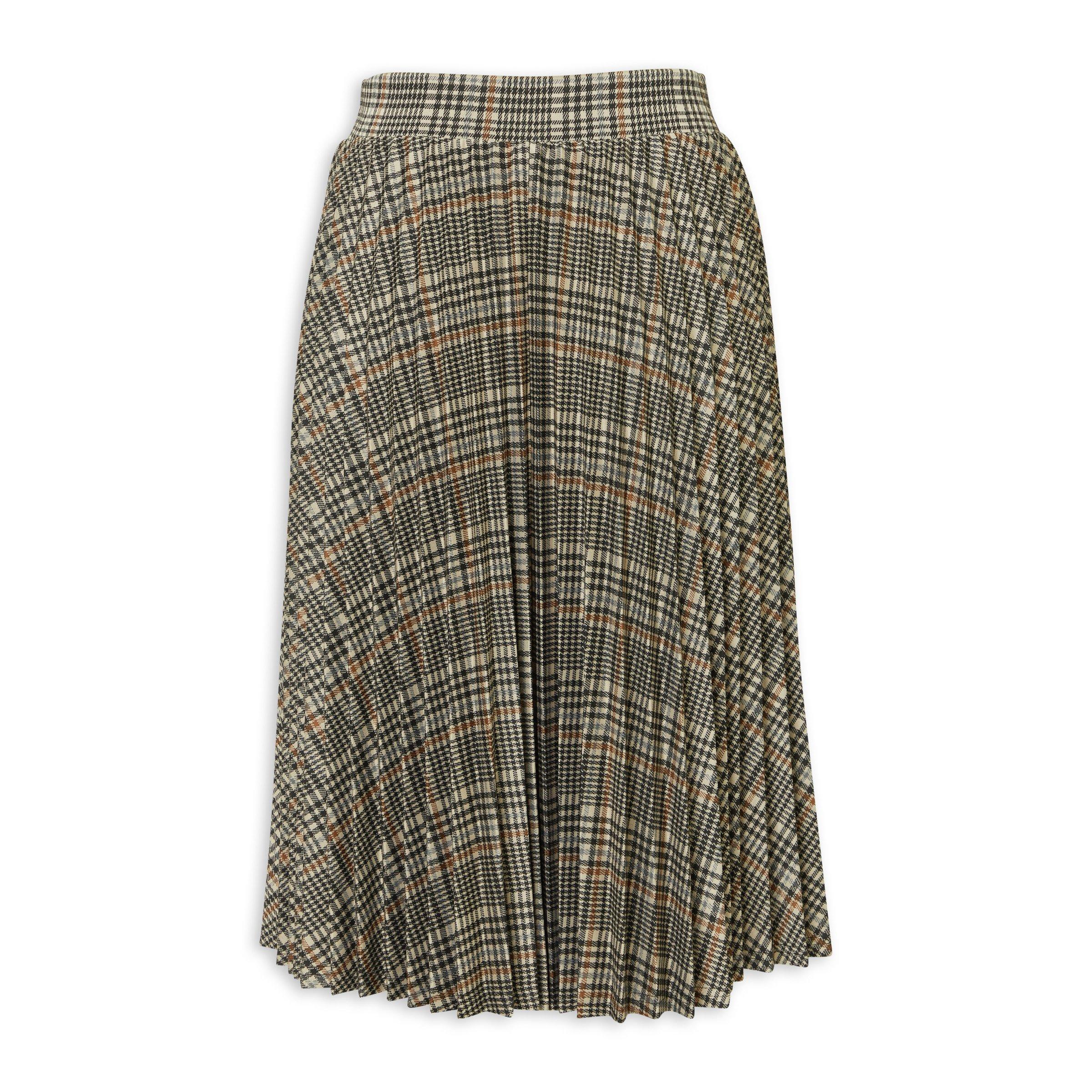 Check Pleated Skirt (3231459) | Identity