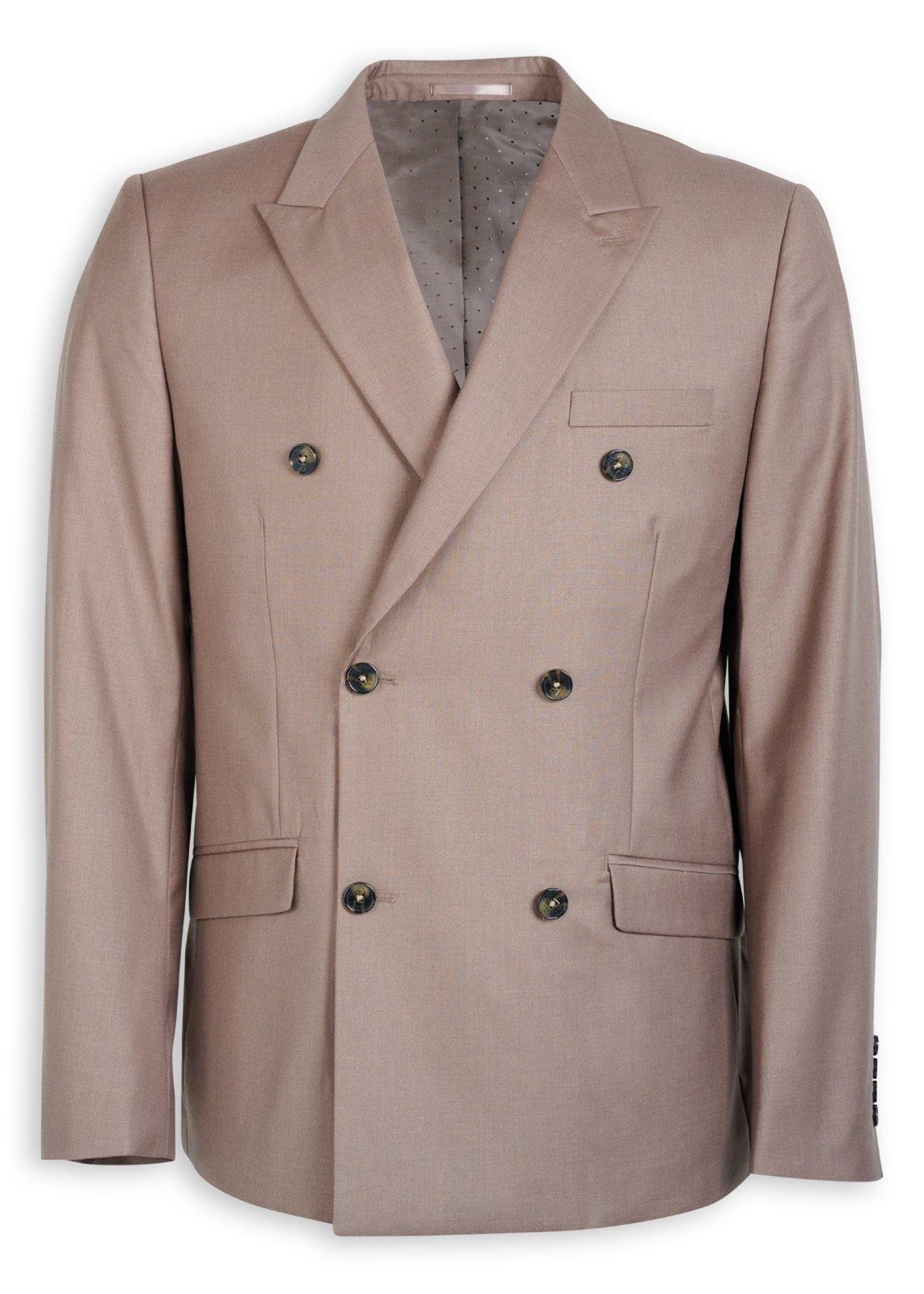 Brown Double Breasted Blazer (3231802) | Truworths Man