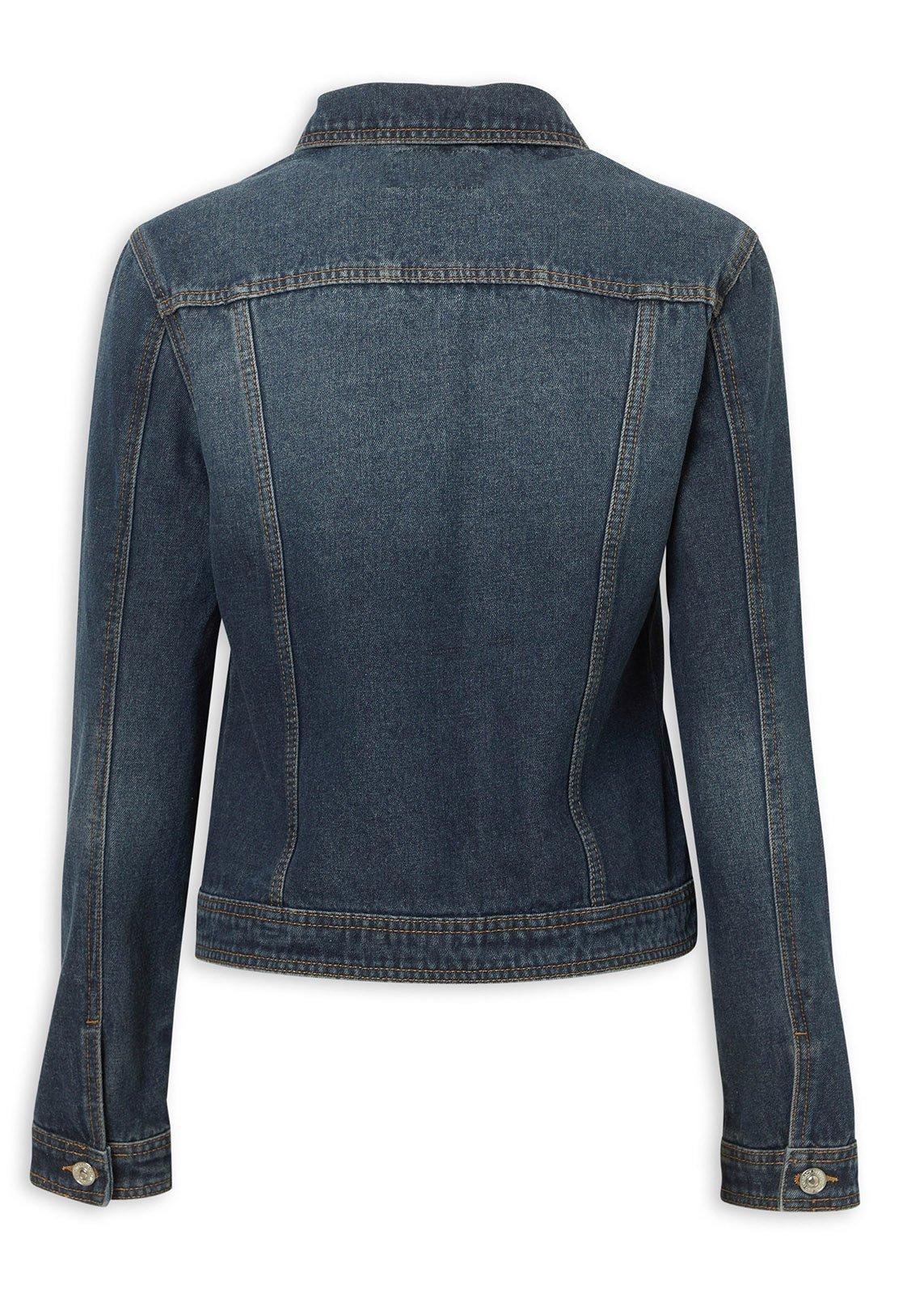 Dark Wash Denim Trucker Jacket (3231804) | OUTBACK RED