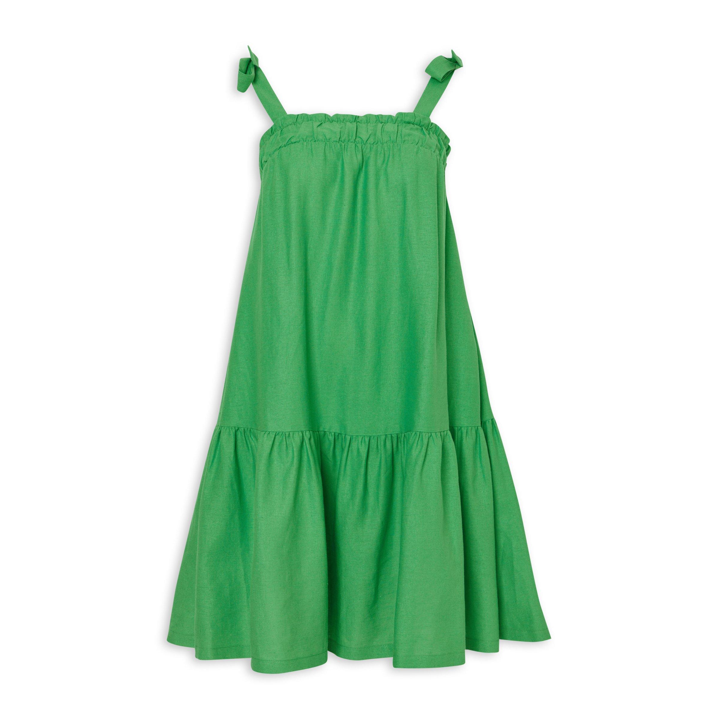chinese dress ladies Gauge81 Naha Draped Linen-Blend Mini Shirt Dress - Bright Green main image 0