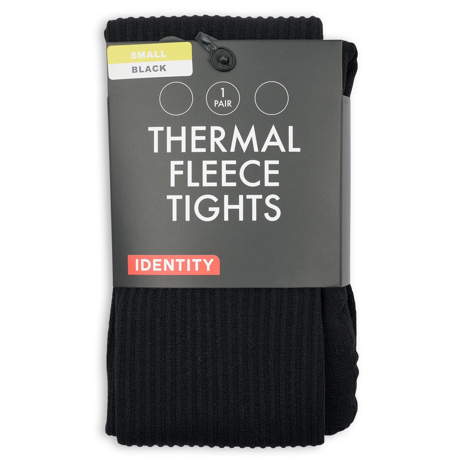 Single Black Rib Thermal Stockings (3232037) | Identity