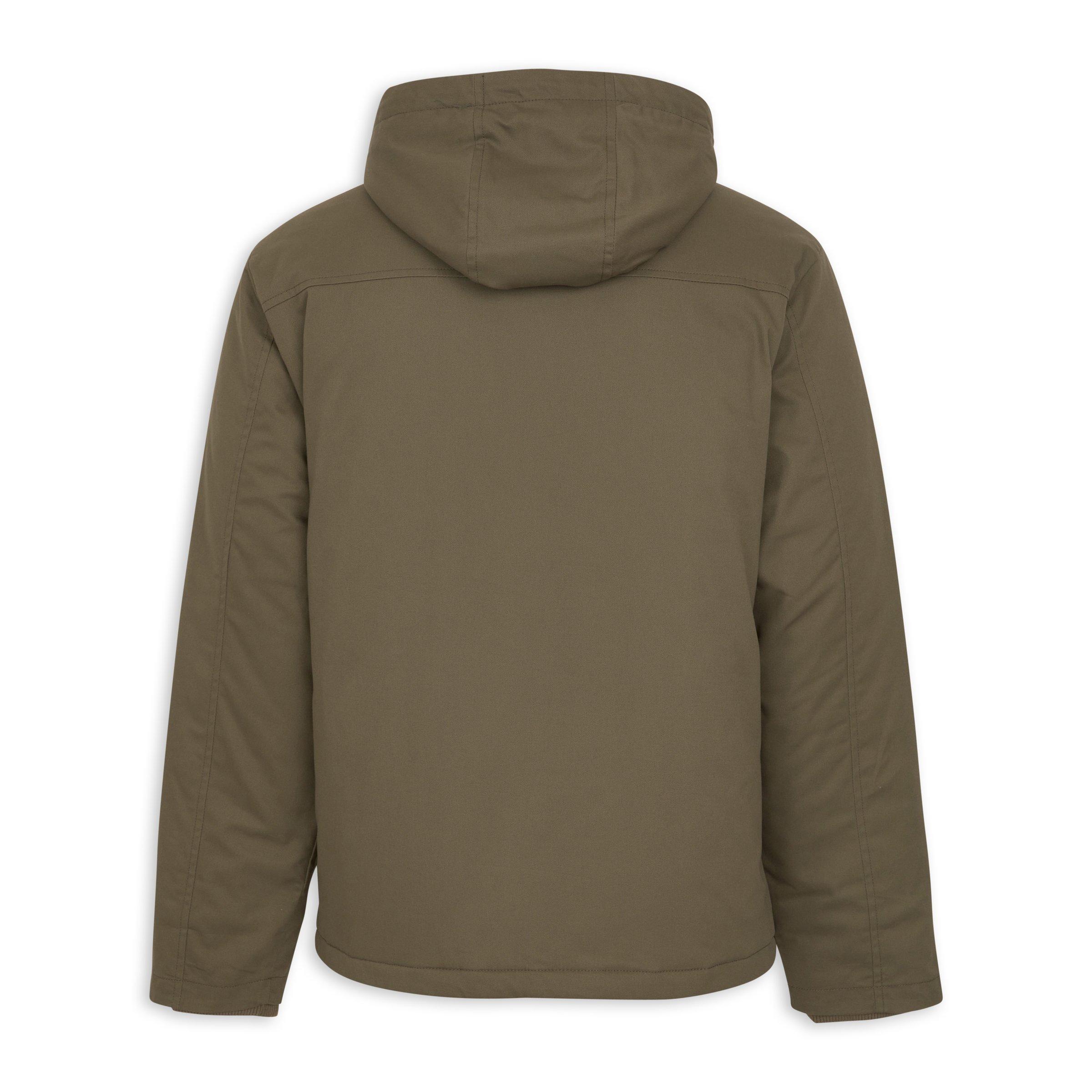 Green Sherpa Lined Parka Jacket (3232131) | Identity