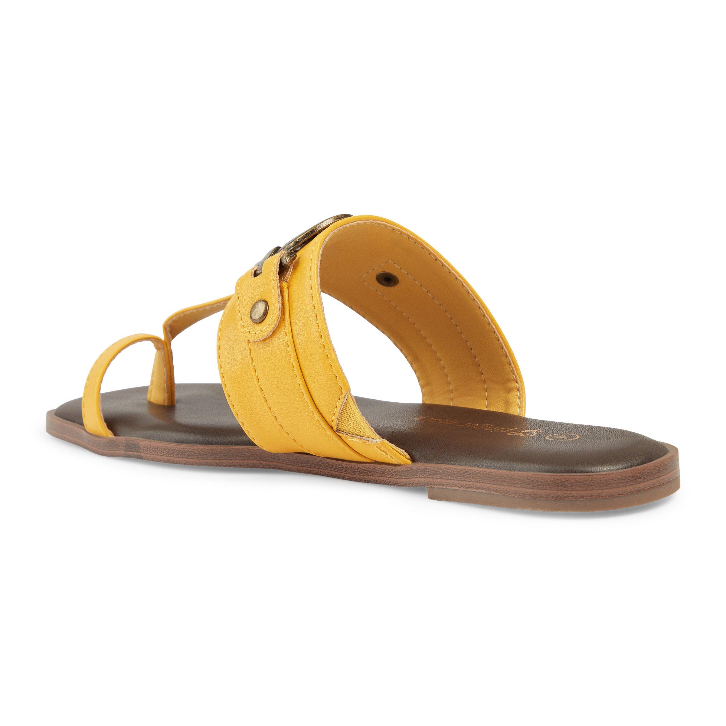 Yellow Toepost Sandals (3232378) | Ginger Mary