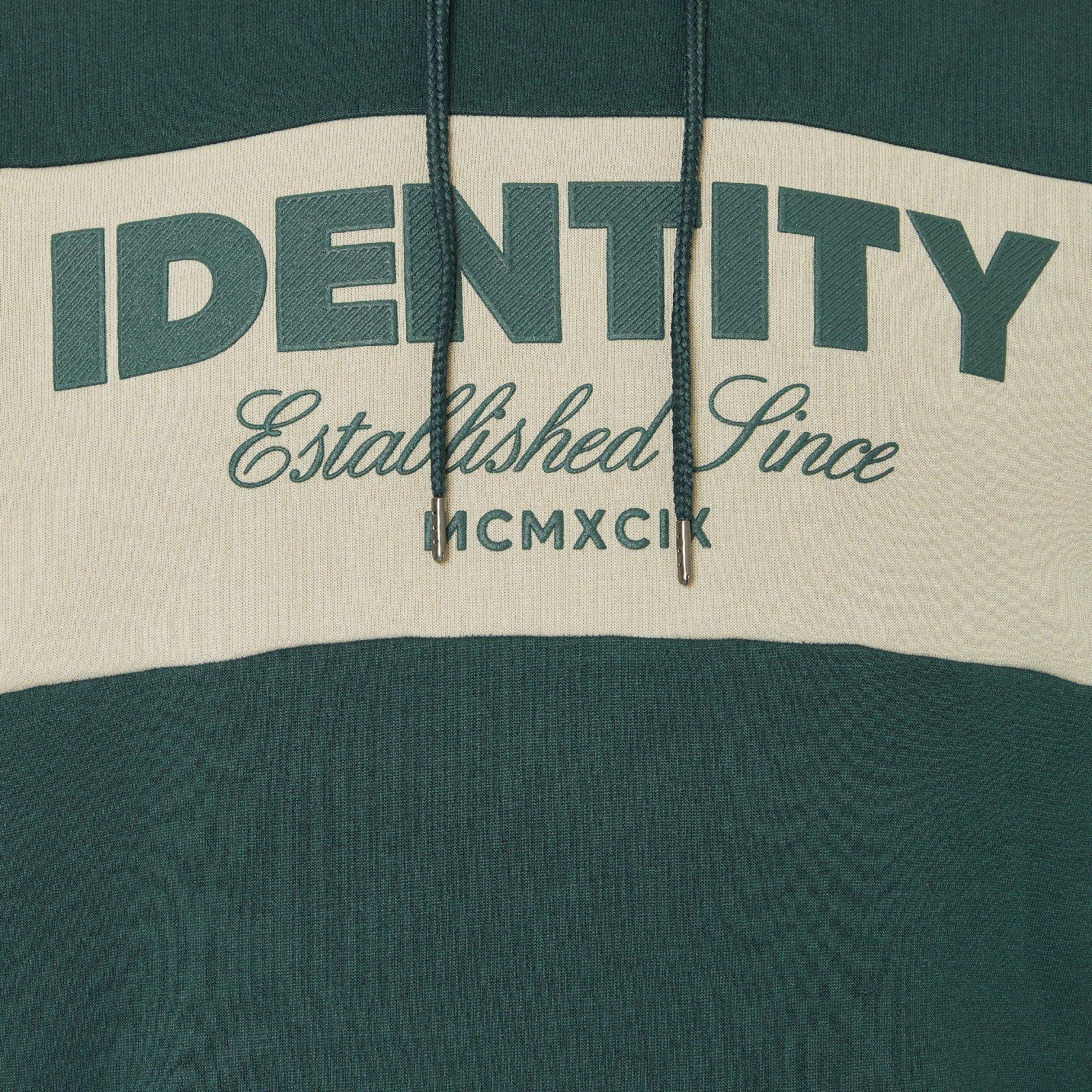 Green Poly Fleece Crew Hoodie (3232609) | Identity