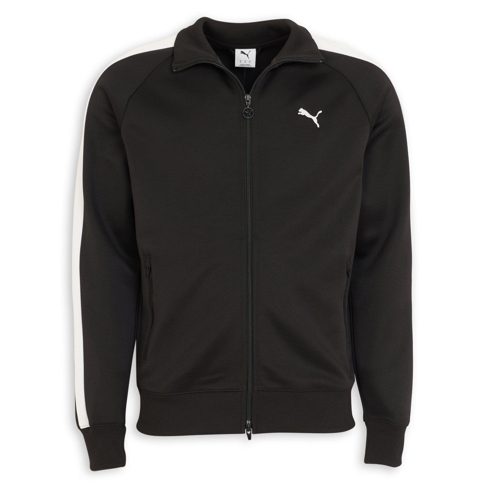 Black Iconic T7 Track Jacket (3232753) | Puma