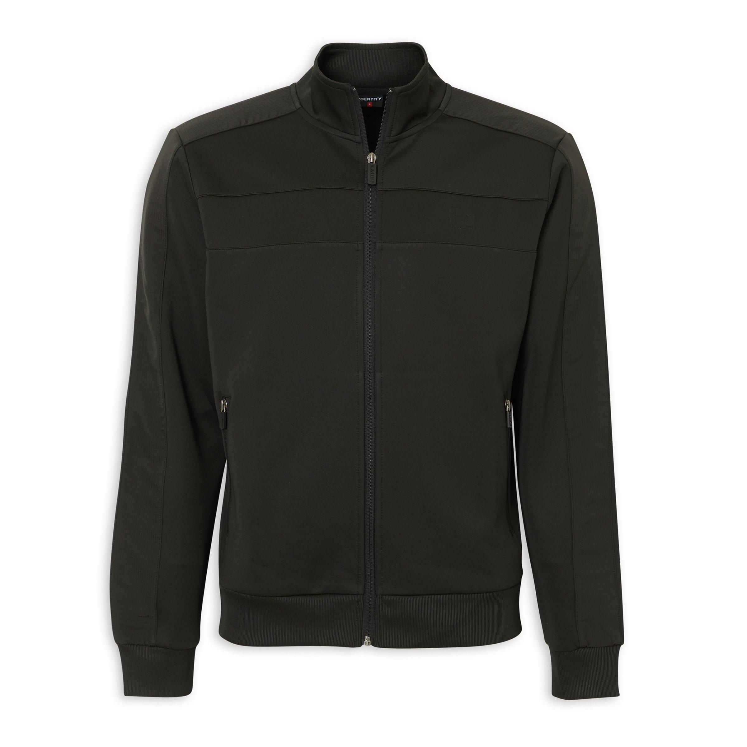 Black Zip-through Sweat Top (3232813) | Identity