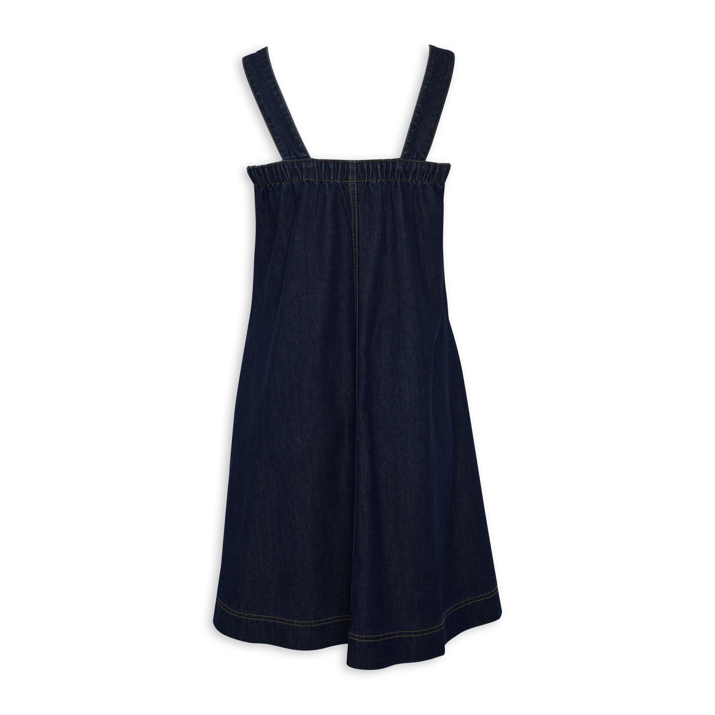 Denim Pinafore Mini Dress (3233012) | Truworths