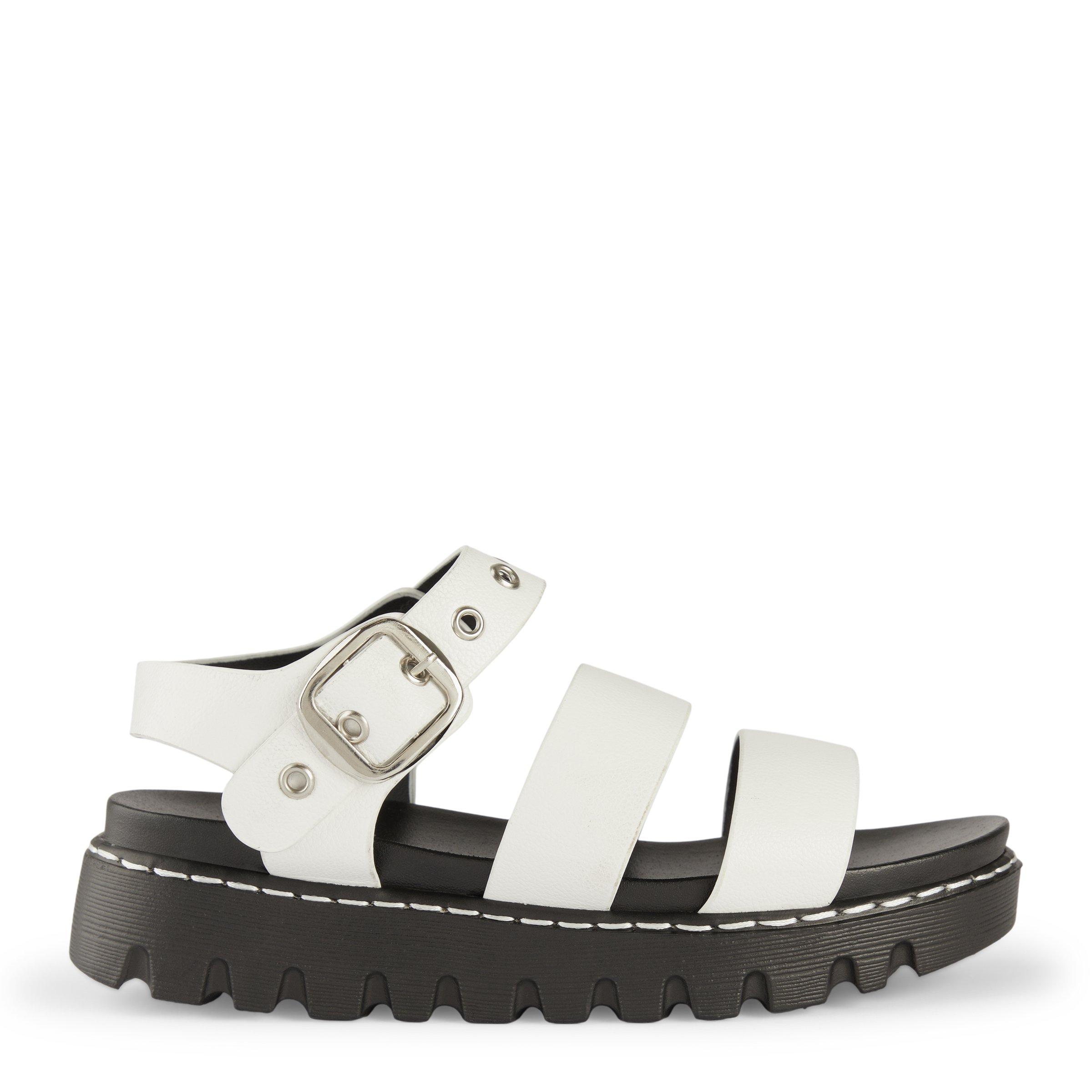 White Multi-Strap Platform Sandals (3233020) | Identity