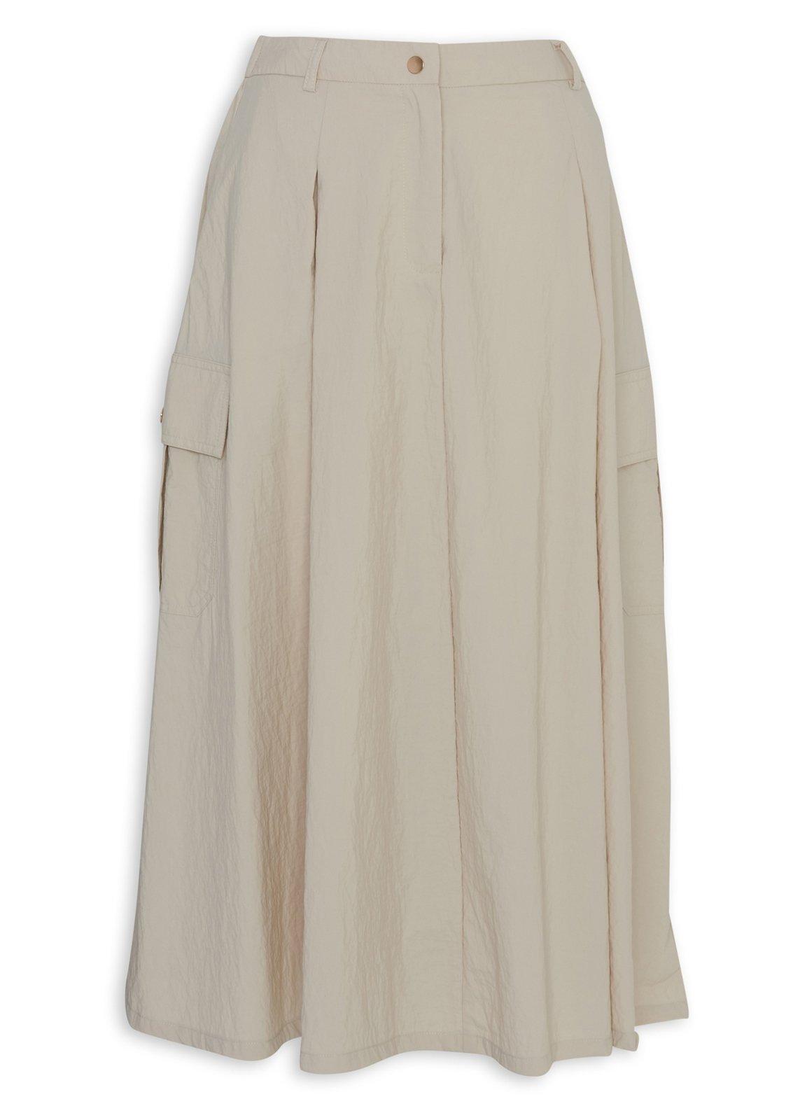 Cream A-Line Maxi Cargo Skirt (3233396) | Truworths