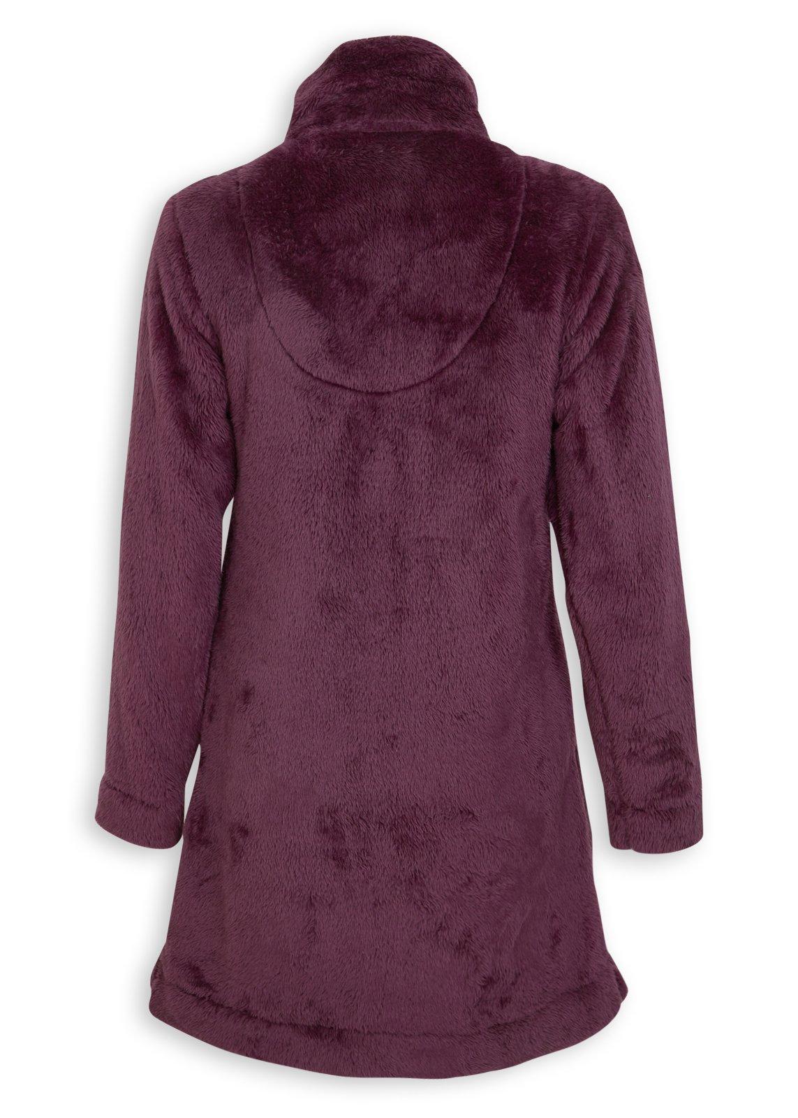 Plum Fluffy Zip Sleepdress (3233462) | Skiny
