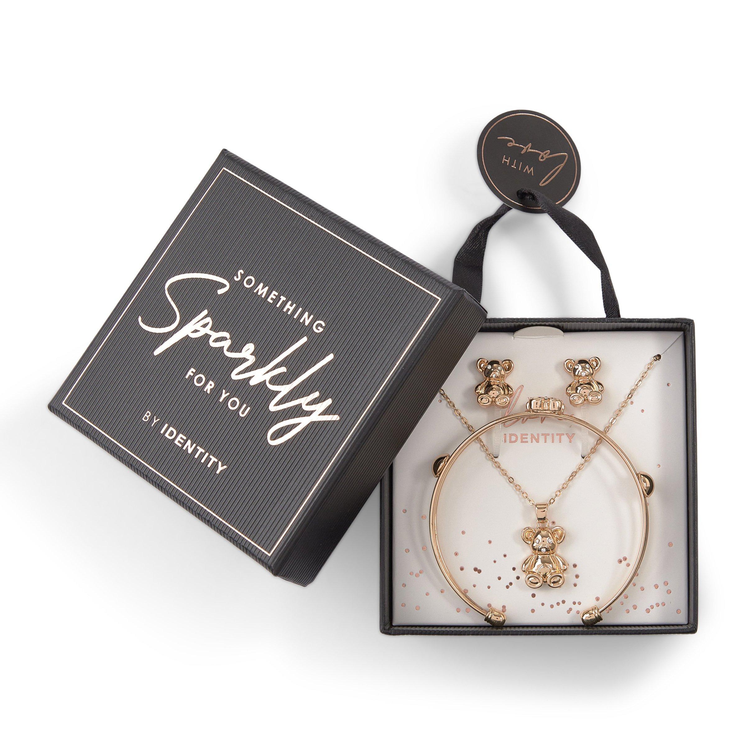 Gold Bear Jewellery Set (3233483) | Identity