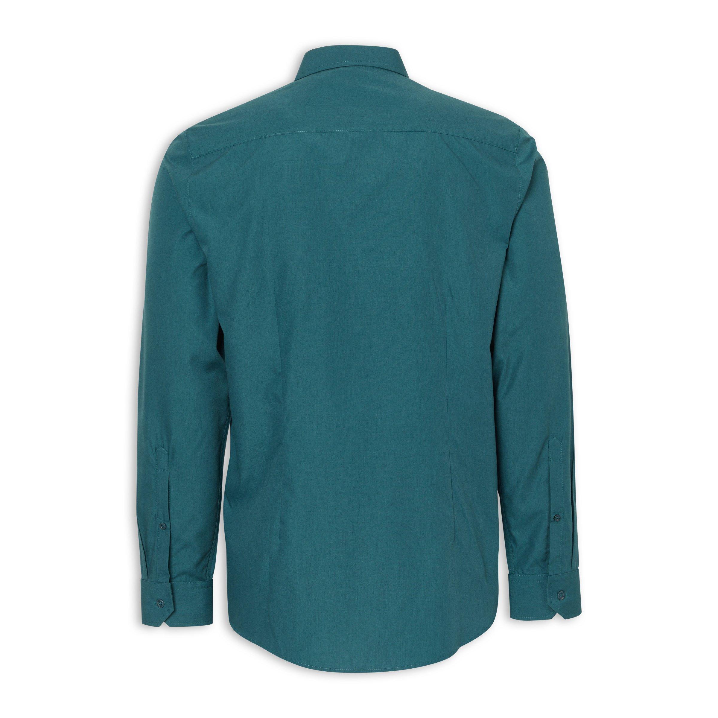 Petrol Blue Slim Fit Shirt (3233541) | Identity