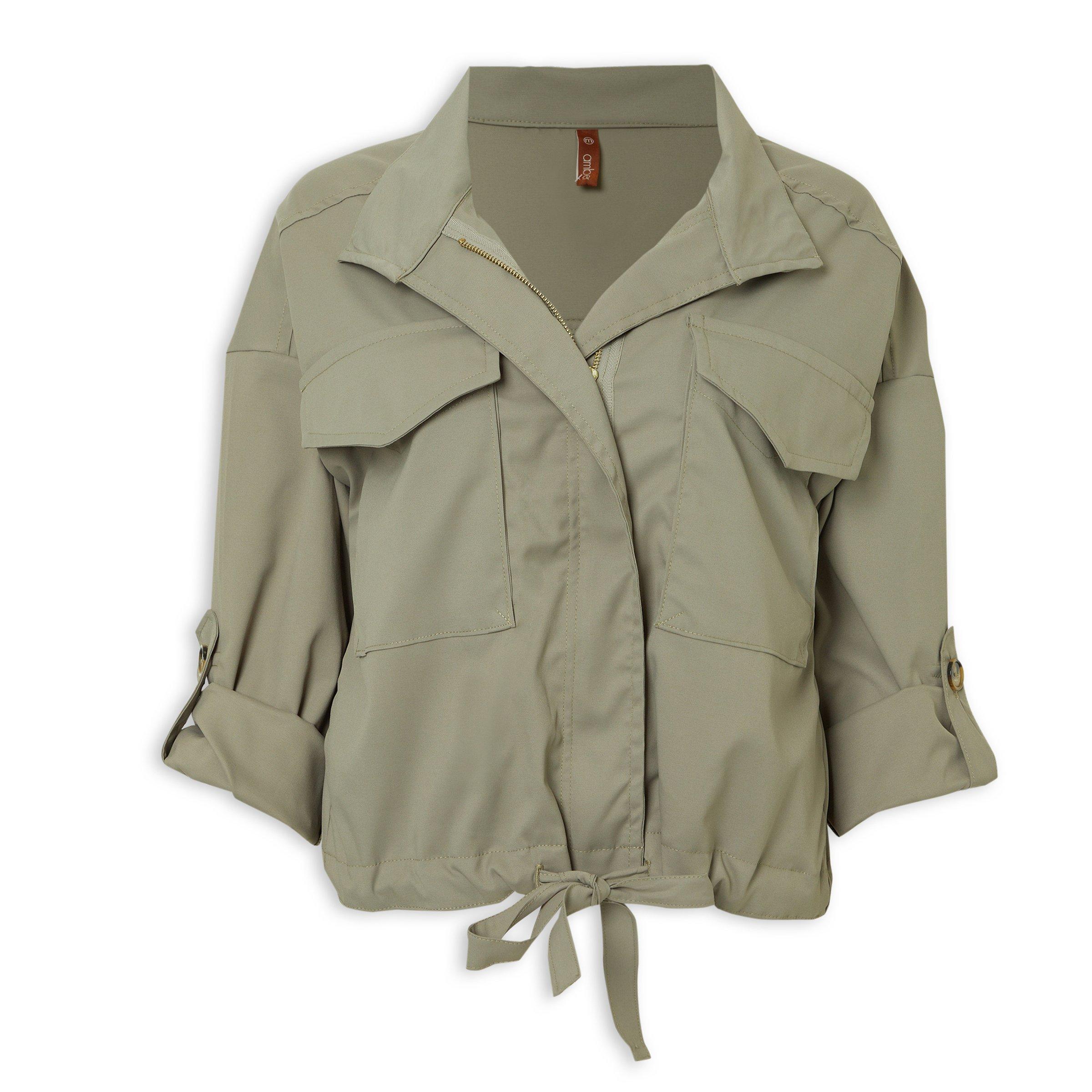 Olive Twill Jacket (3233568) | Amber