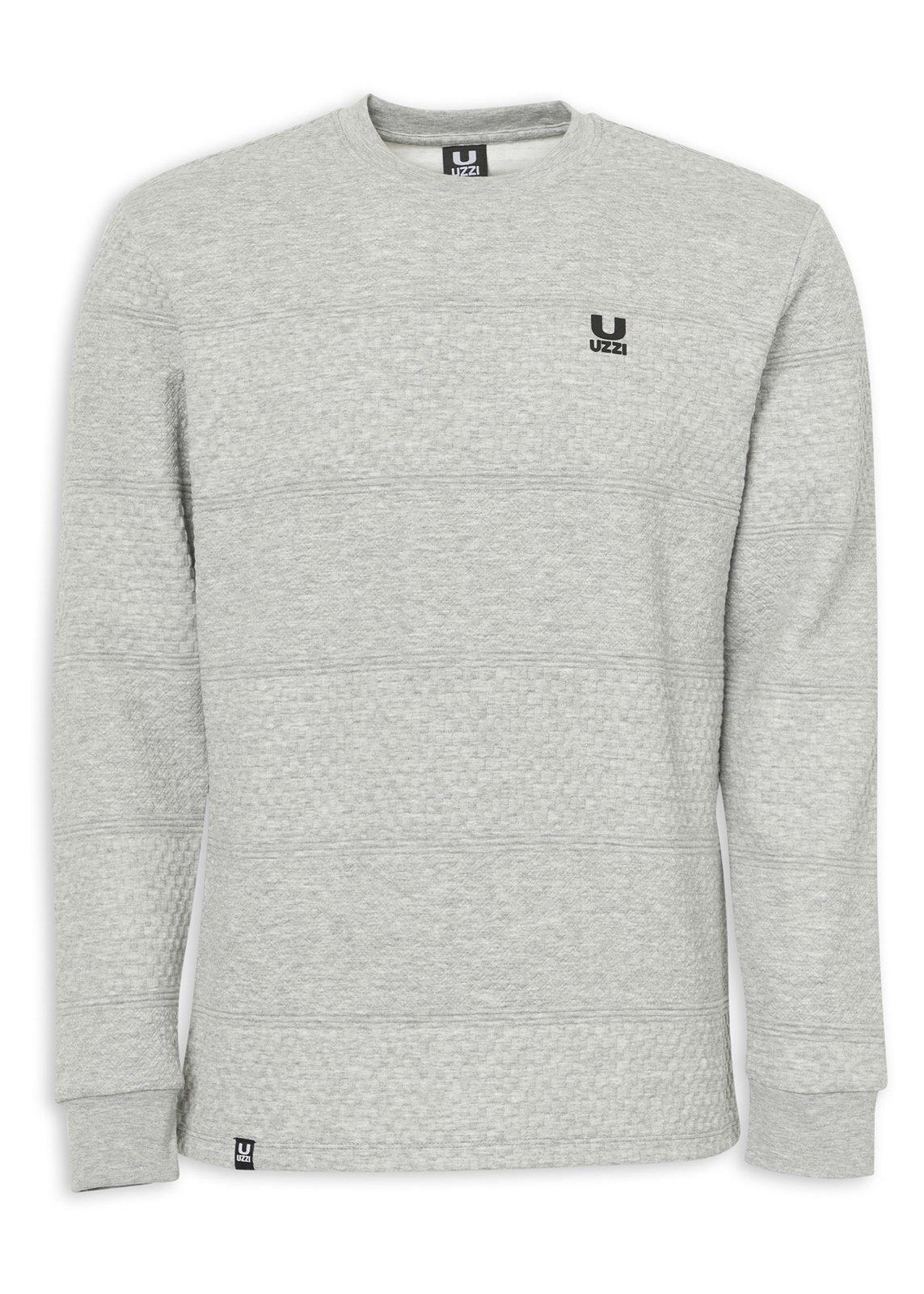Grey Long Sleeve T-shirt (3233806) | UZZI