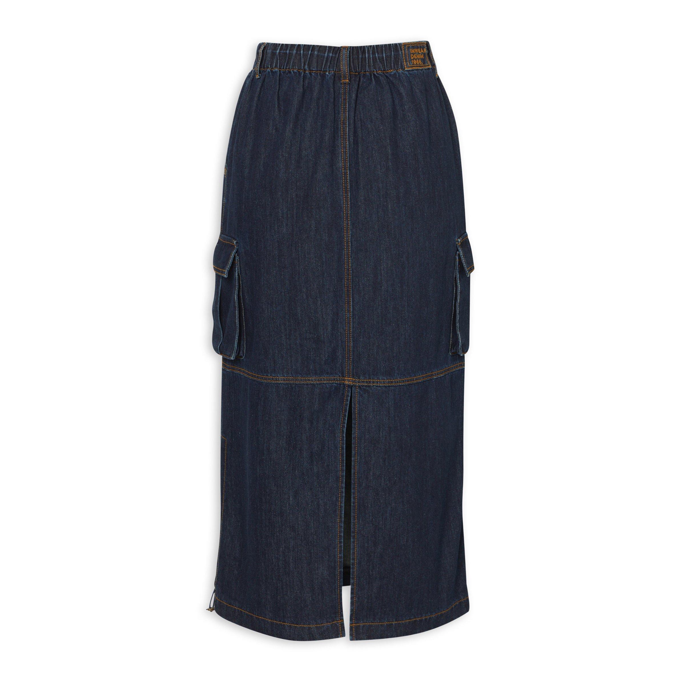 Indigo Utility Midi Skirt (3233916) | Inwear