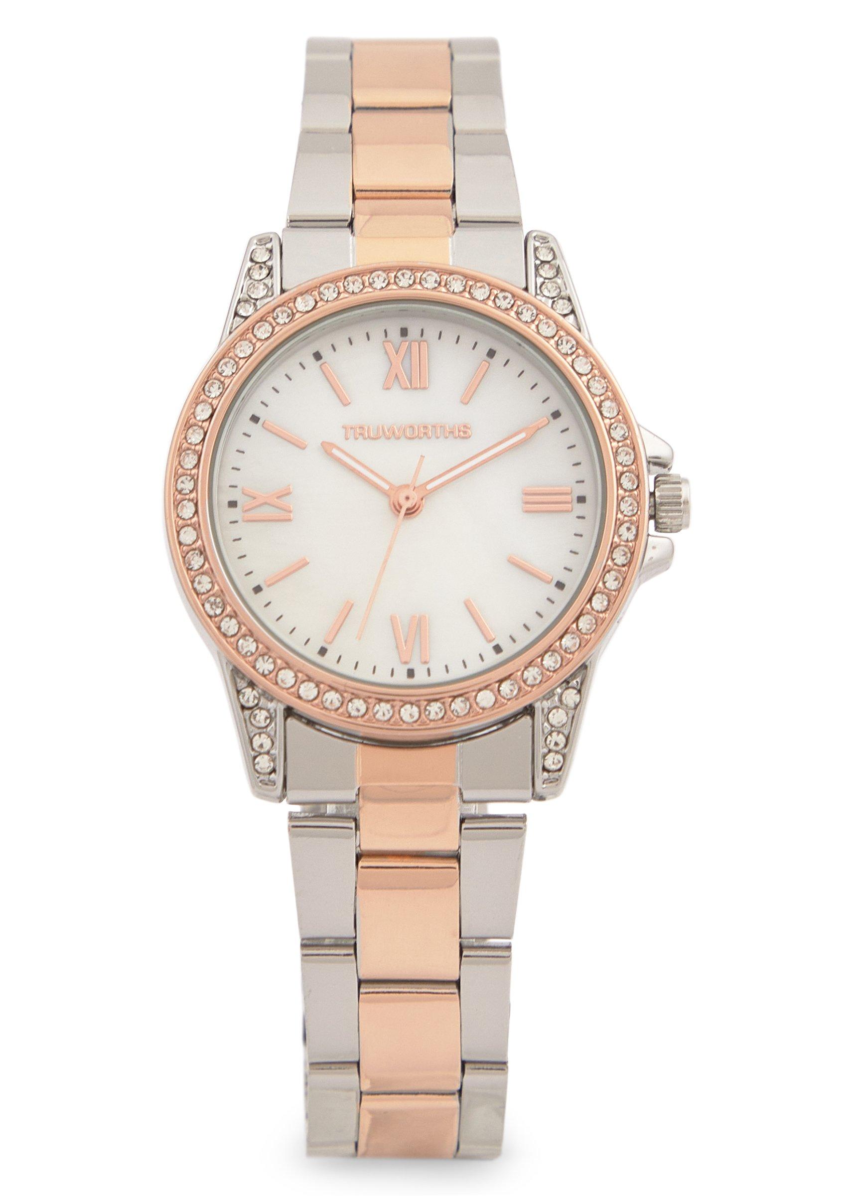 Two Tone Metal Watch (3234107) | Truworths