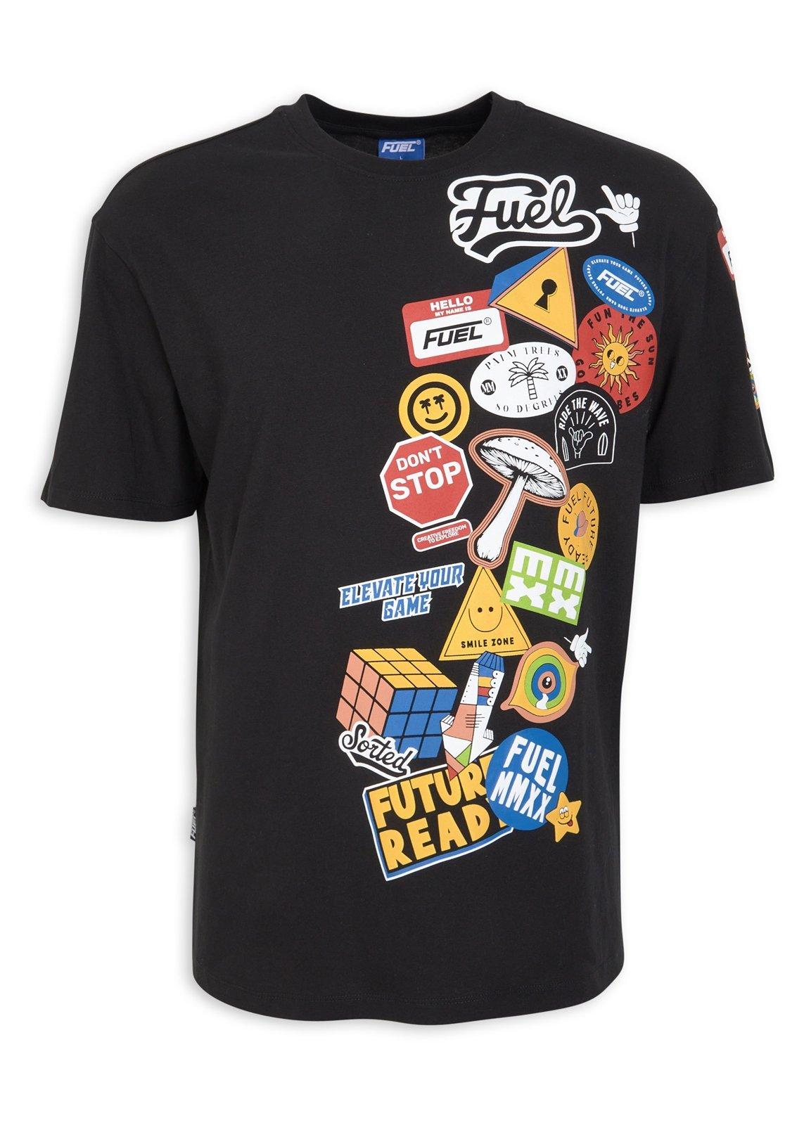 Black AOP T-Shirt (3234173) | Fuel