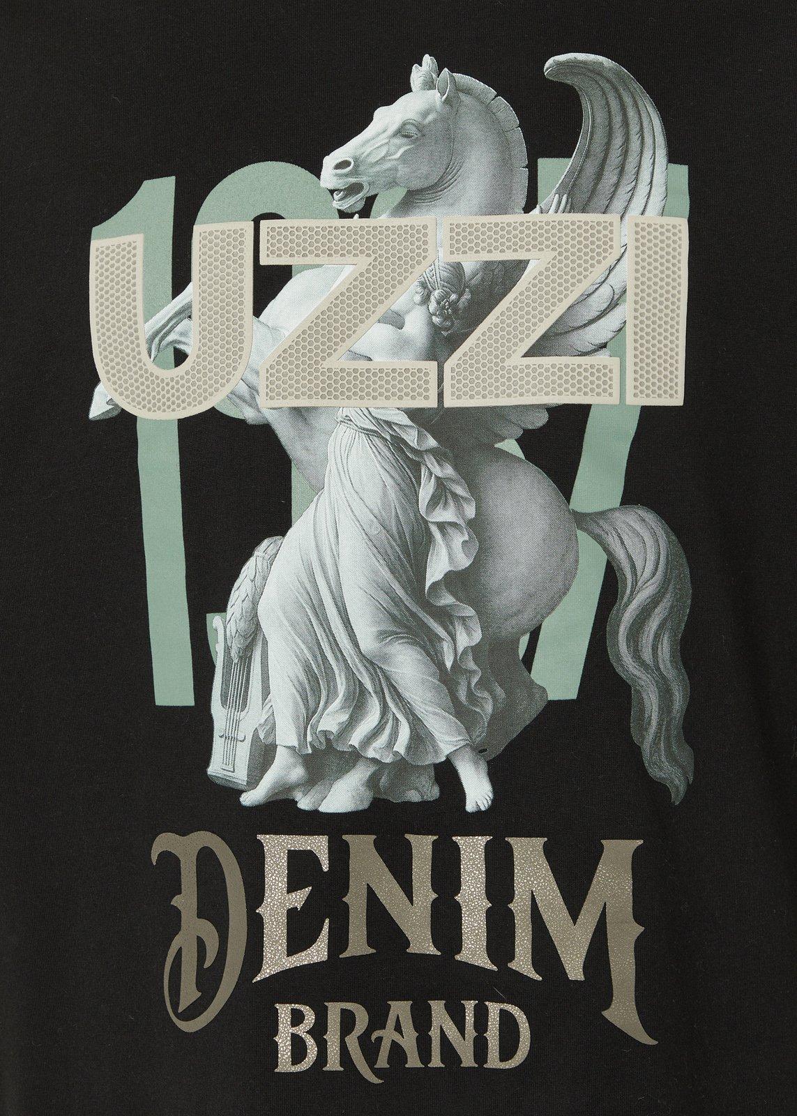 Black Graphic T-shirt (3234186) | UZZI