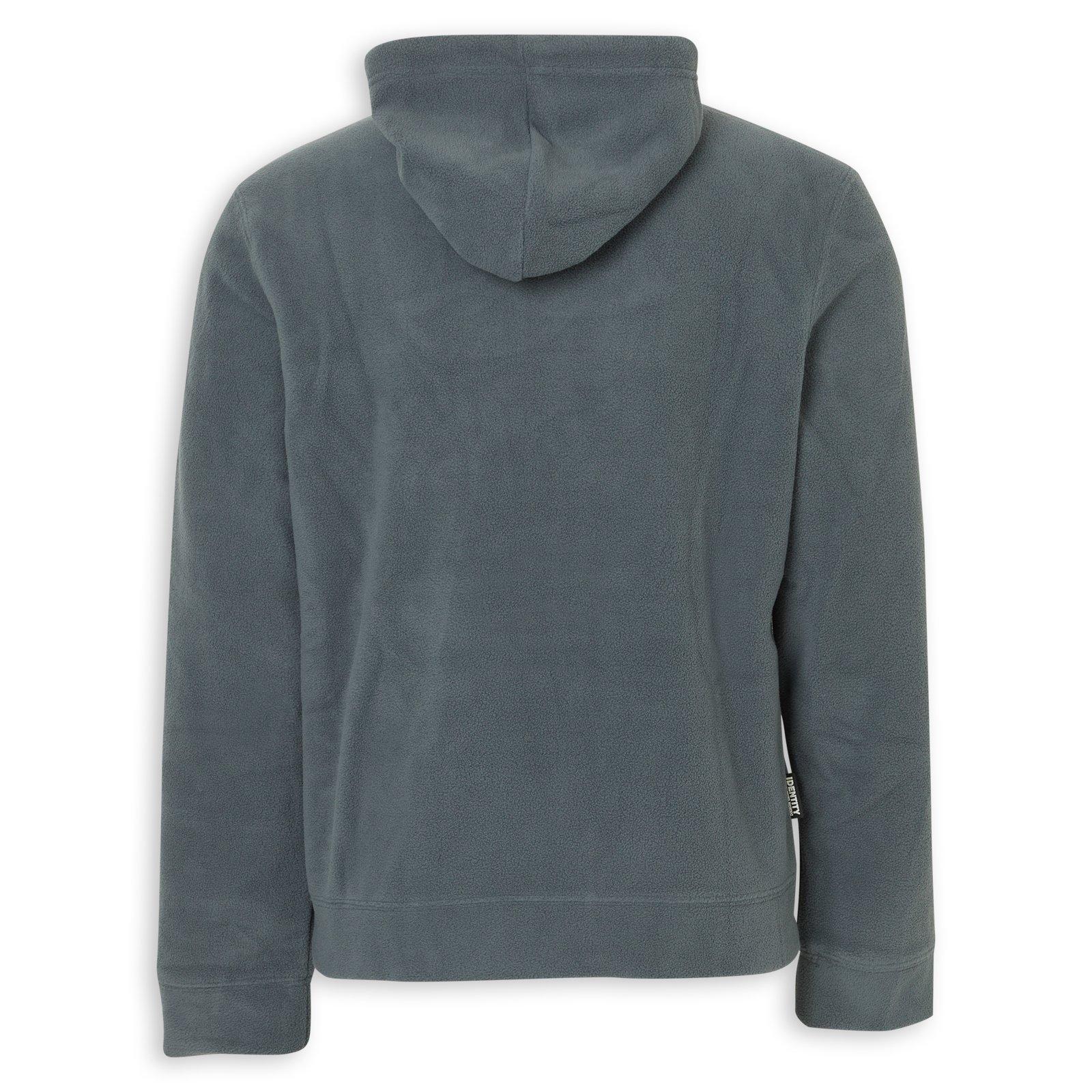 a*様 CHARCOAL CAPE HOODIE Charcoal Grey Hoodie (3234378) | Identity